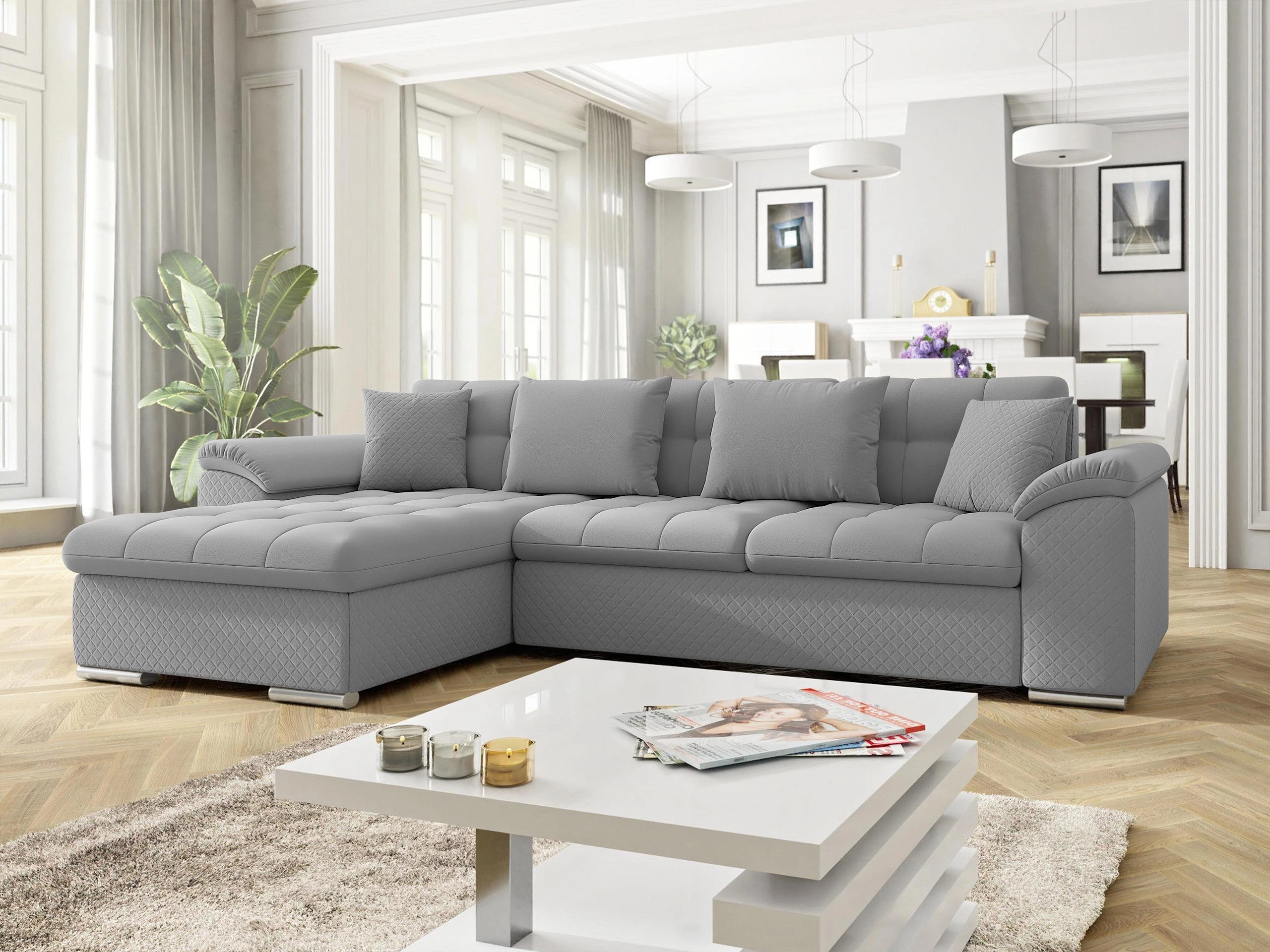 Divano angolare Comfivo Mica (Uttario Velvet 2972-U03 + Uttario Velvet 2972)