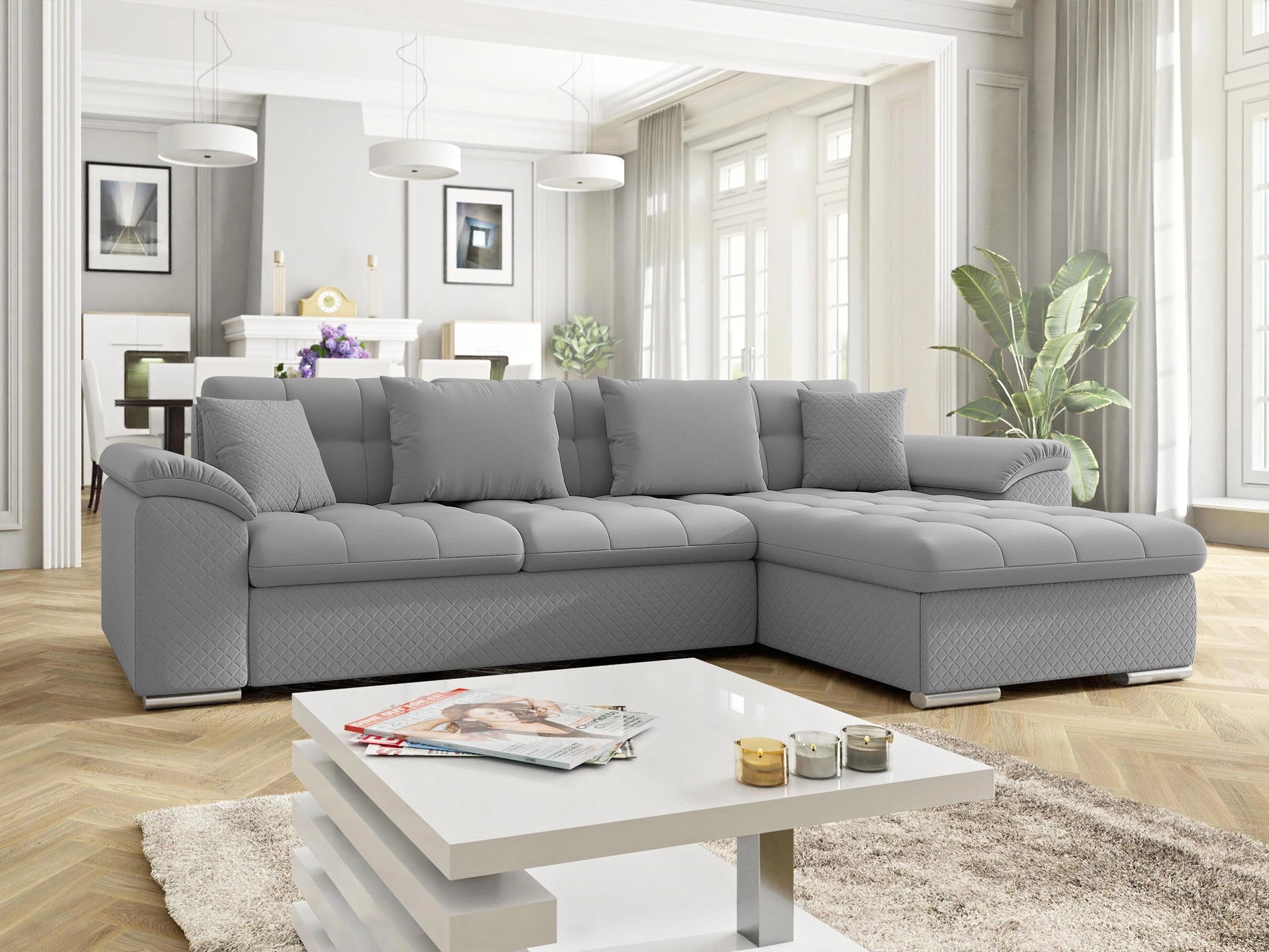 Divano angolare Comfivo Mica (Uttario Velvet 2972-U03 + Uttario Velvet 2972)