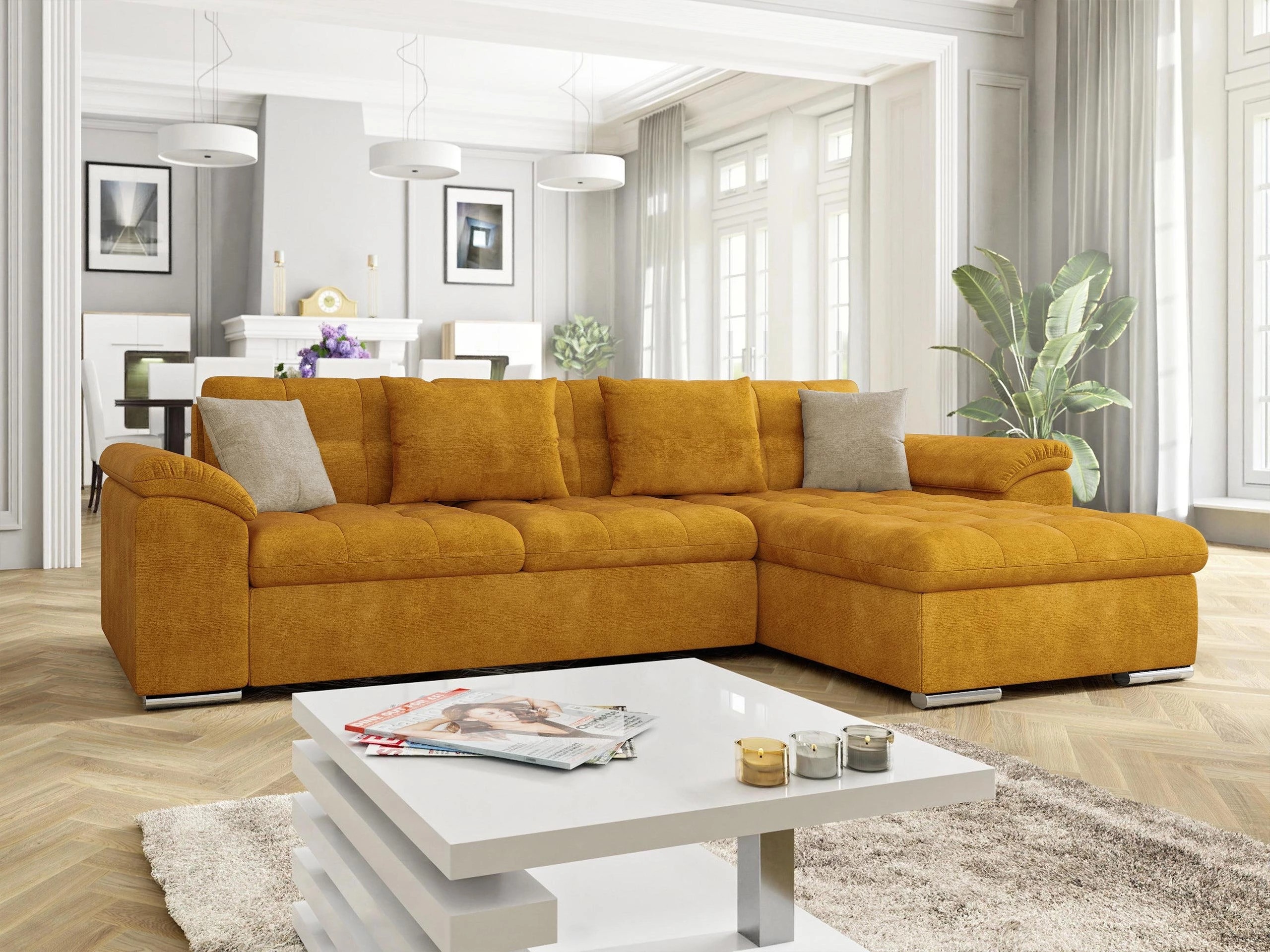 Divano angolare Comfivo Mica (Wave 05 + Wave 02)