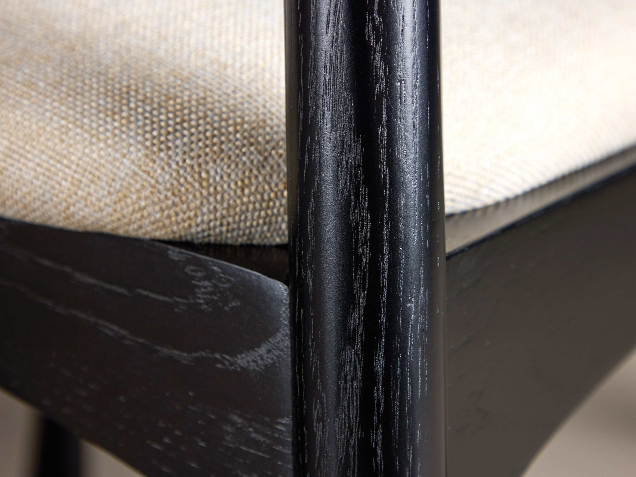 Set sala da pranzo Dallas 5280 (Nero + Beige)