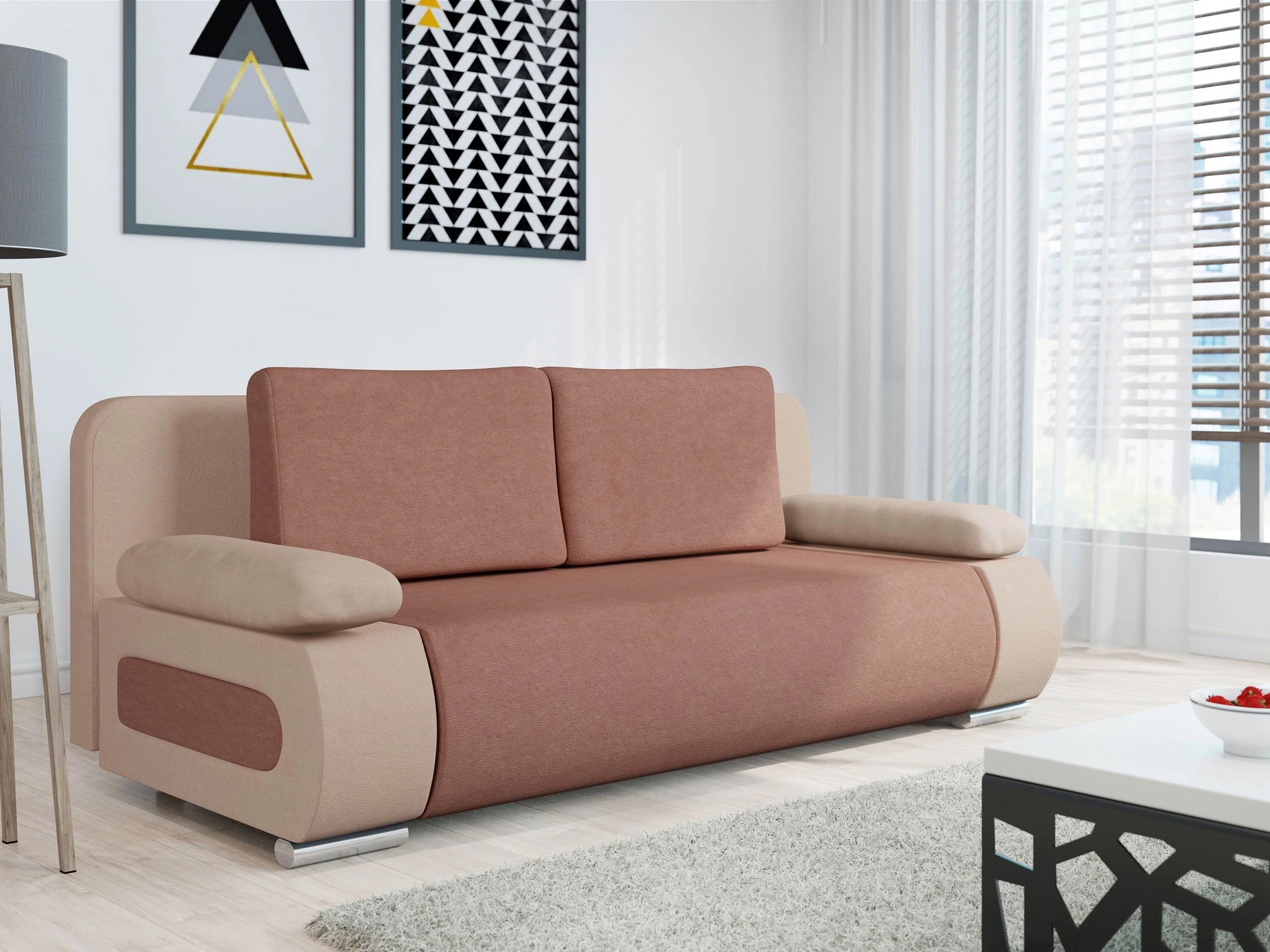 Divano letto Comfivo Pudor (Uttario Velvet 2956 + Uttario Velvet 2955)