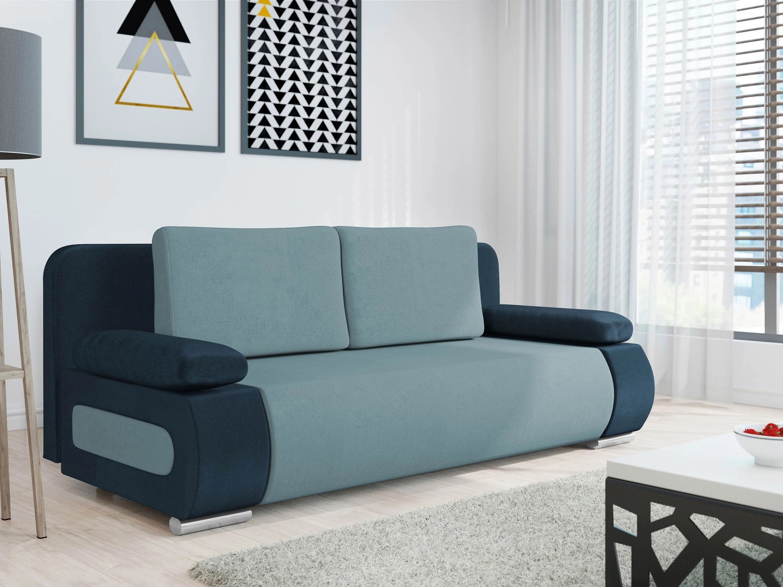Divano letto Comfivo Pudor (Uttario Velvet 2967 + Uttario Velvet 2960)