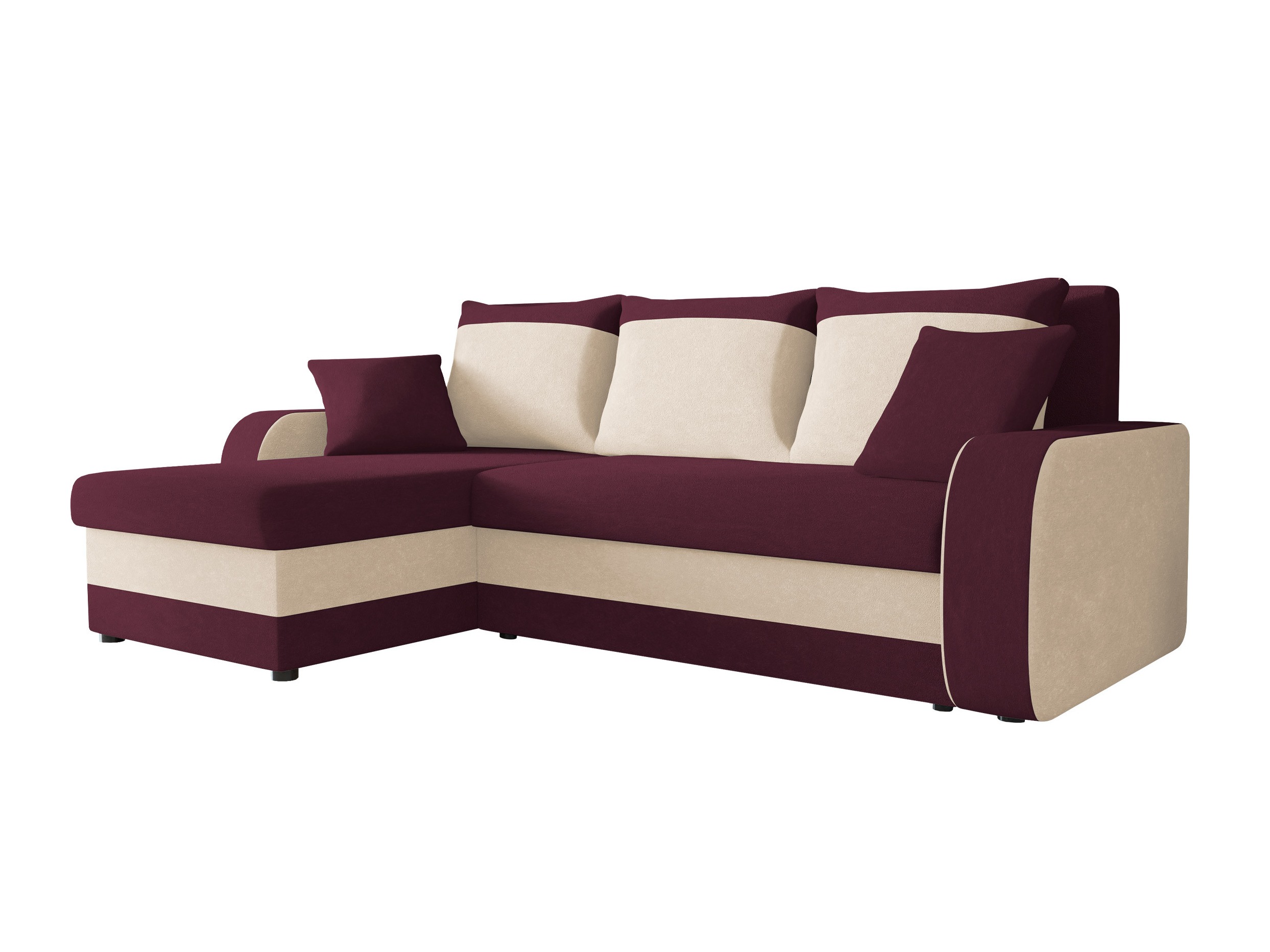 Divano angolare Comfivo Melissa I (Mikrofaza 0025 + Mikrofaza 0031)