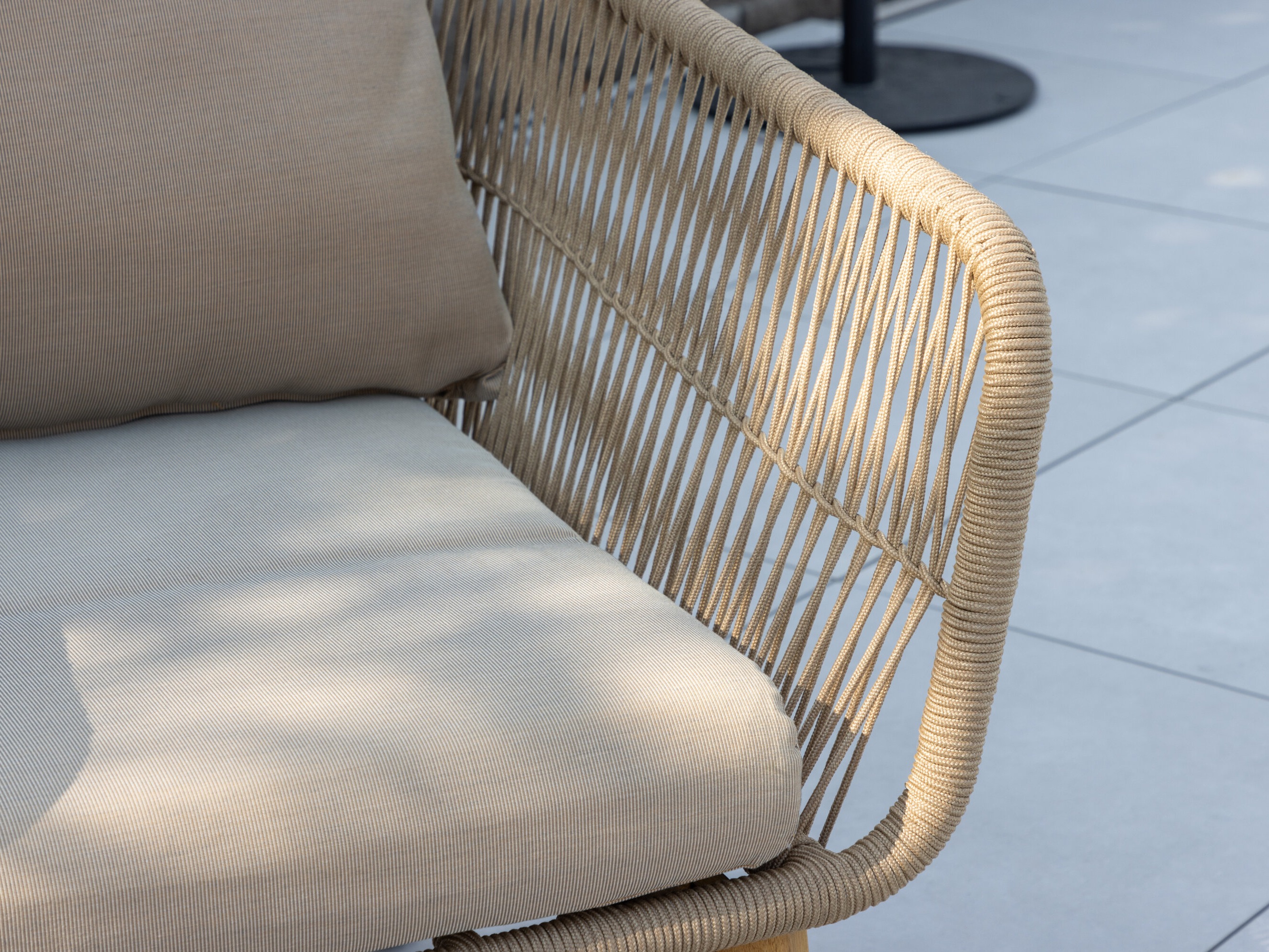 Mobili da giardino Dallas 661 (Beige chiaro + Acacia)