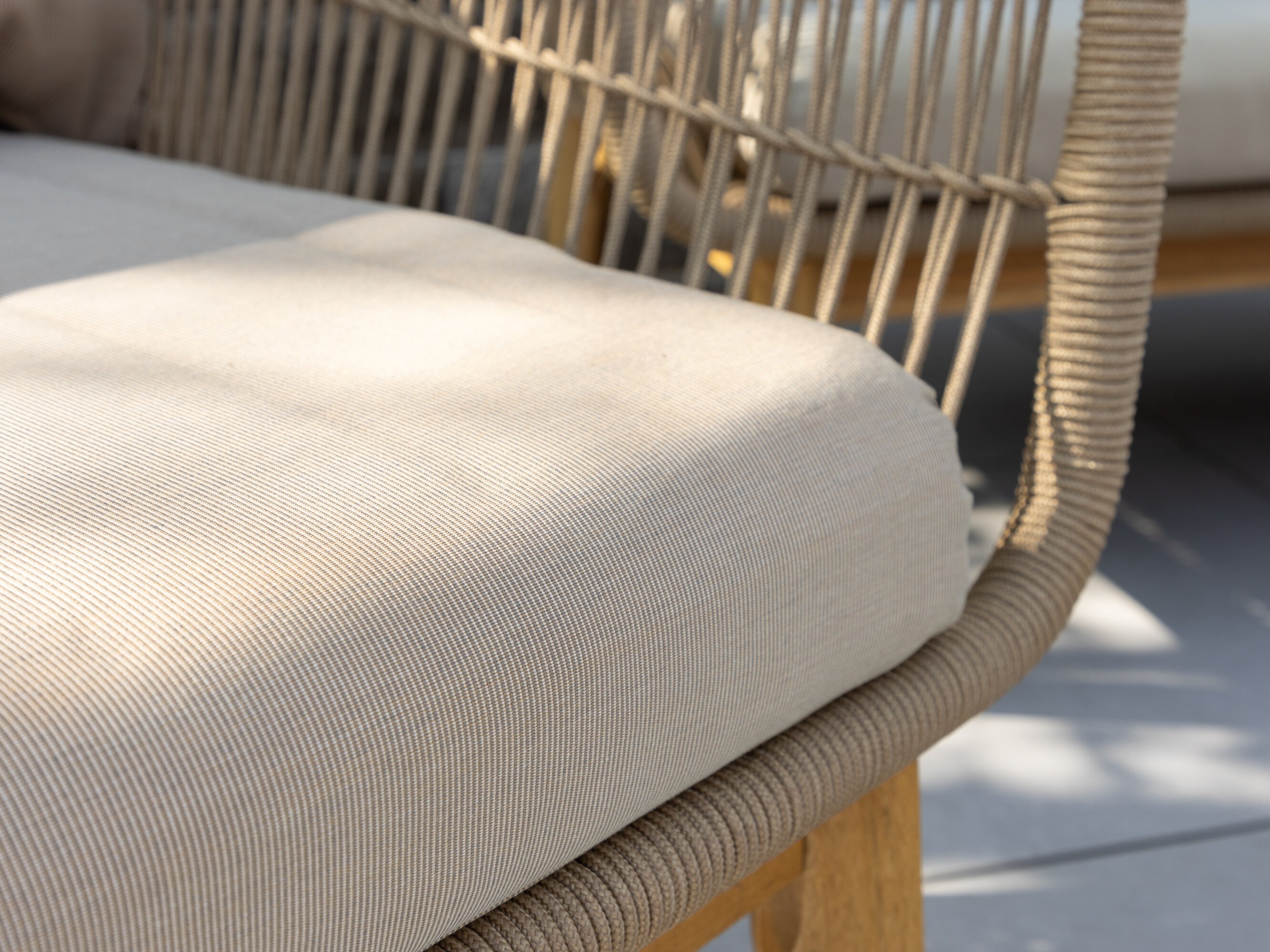 Mobili da giardino Dallas 661 (Beige chiaro + Acacia)