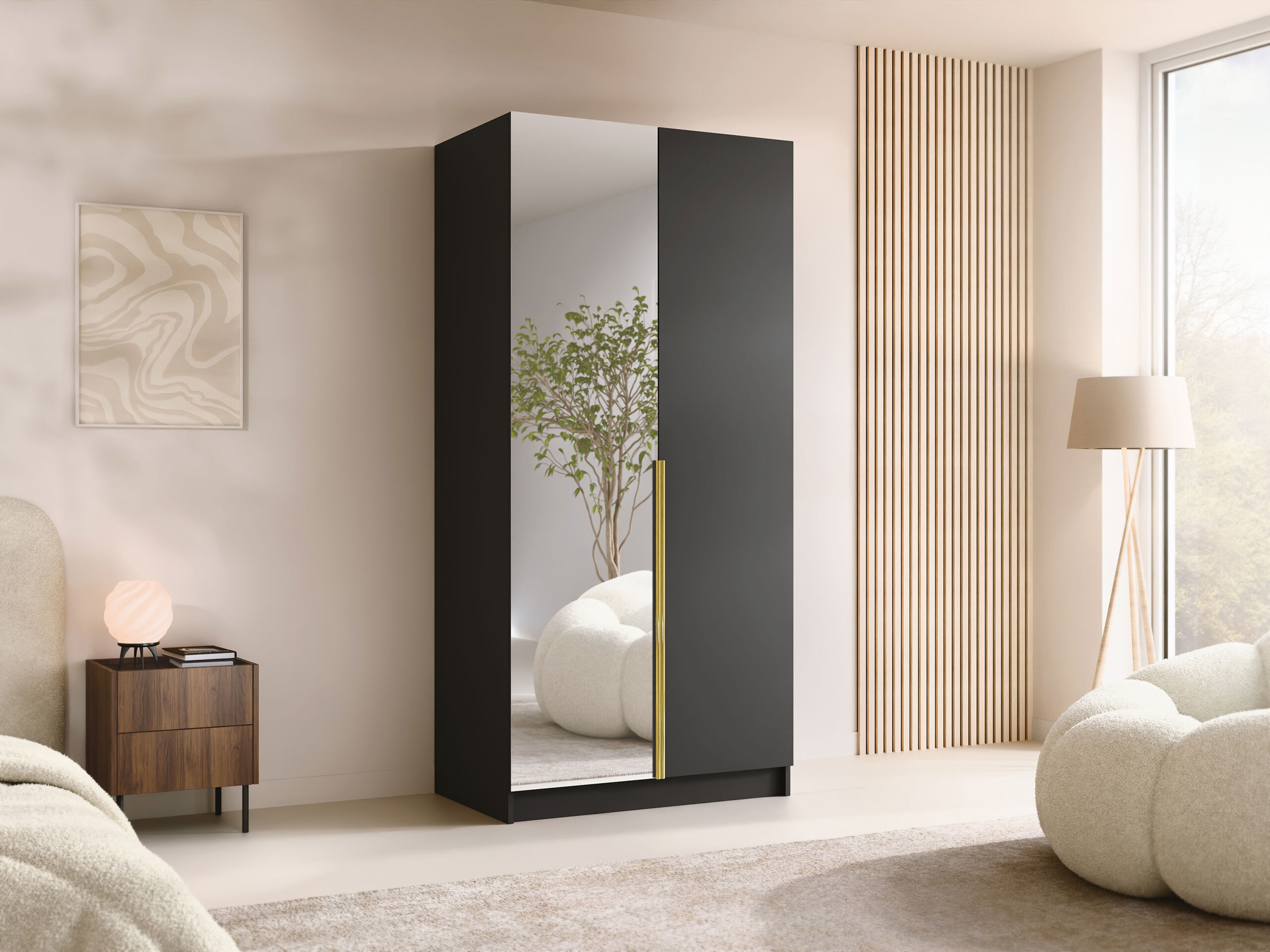 Armadio Closico Staton II (Nero)