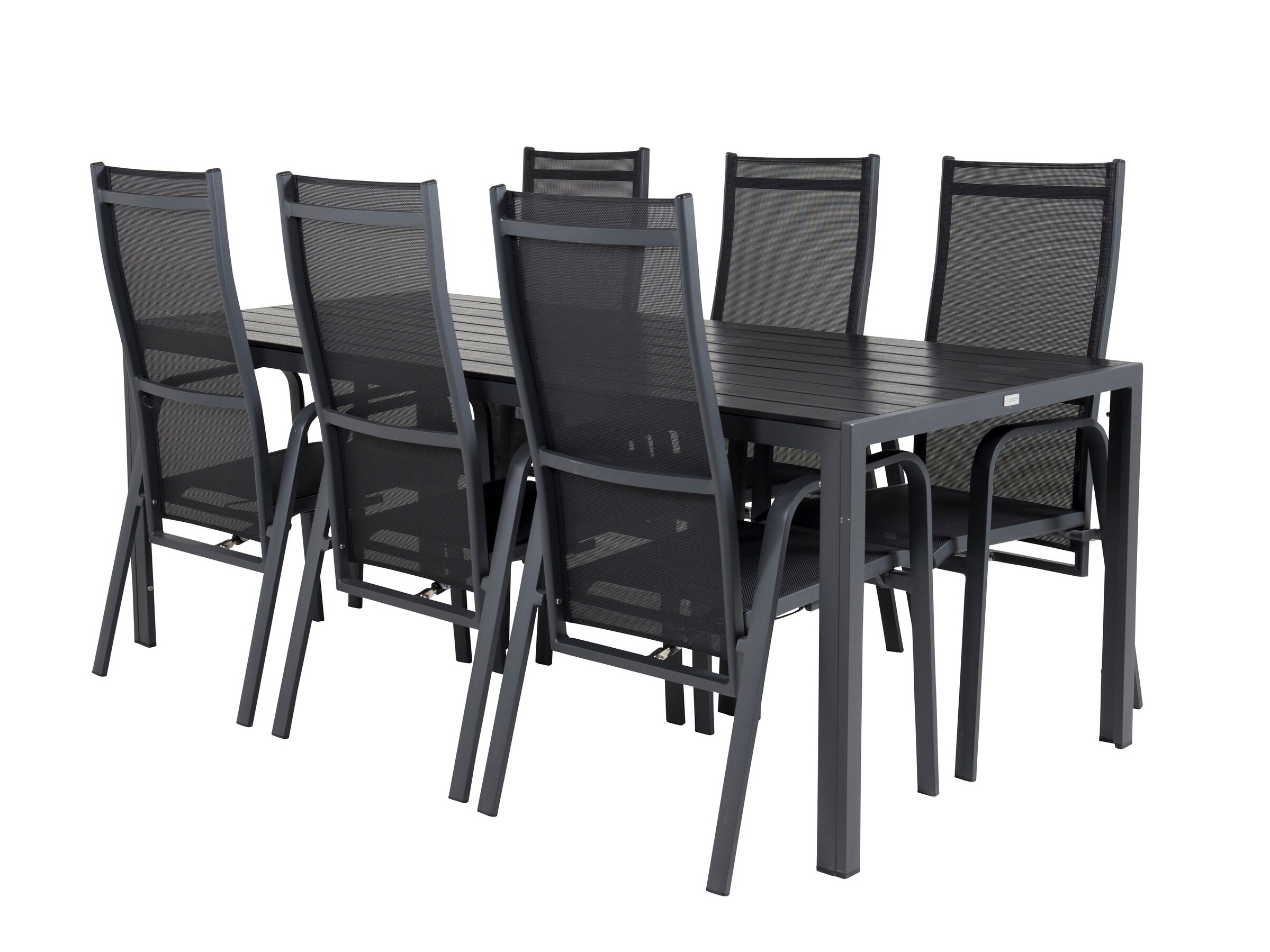 Tavolo e sedie set Dallas 5295 (Nero)