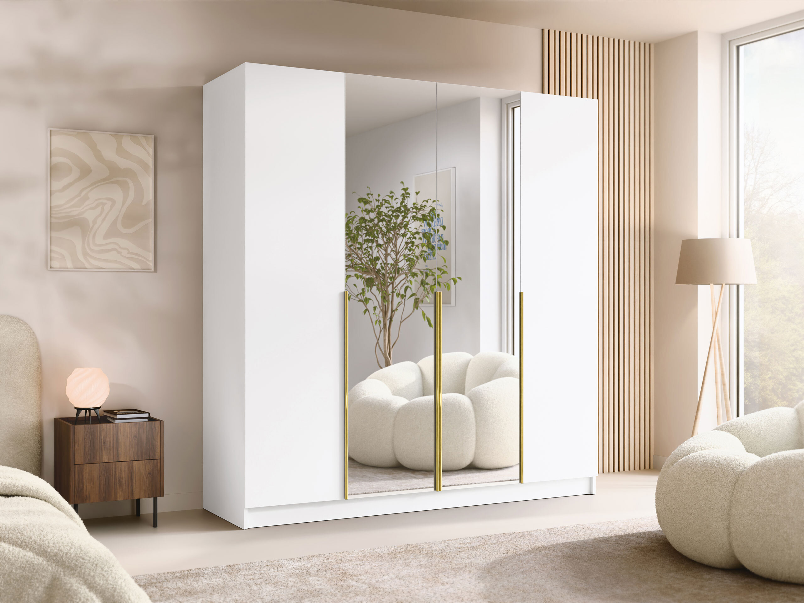 Armadio Closico Navor II (Bianco)