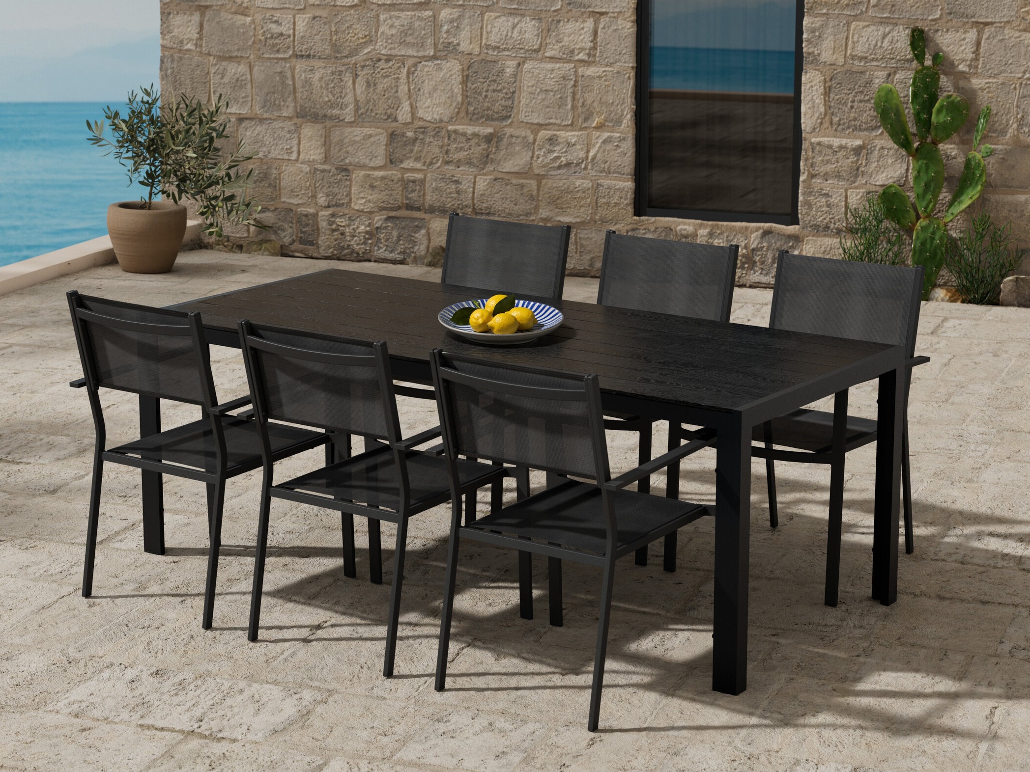 Tavolo e sedie set Dallas 5297