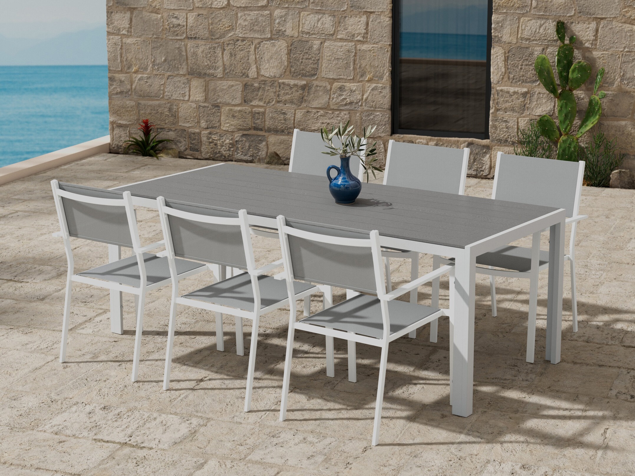 Tavolo e sedie set Dallas 5301