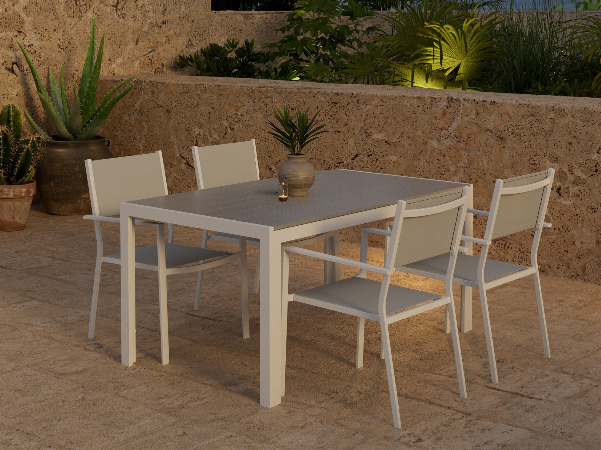 Tavolo e sedie set Dallas 5303