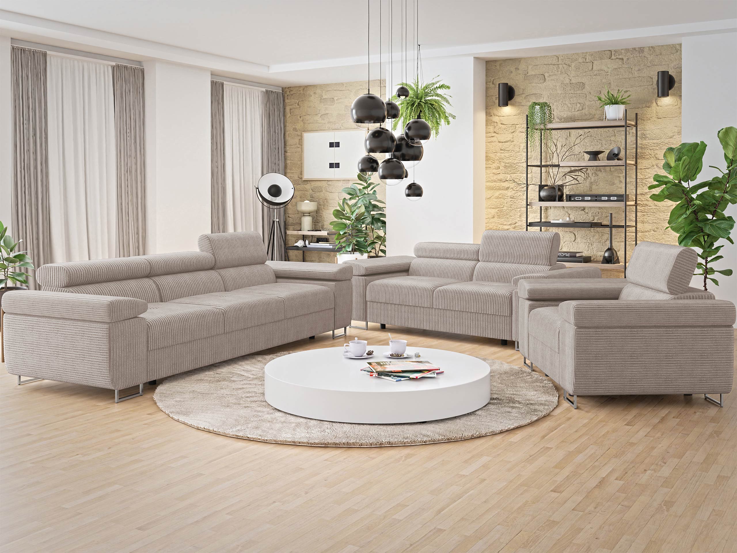 Set mobili imbottiti Comfivo Vinetum (Poso 03)