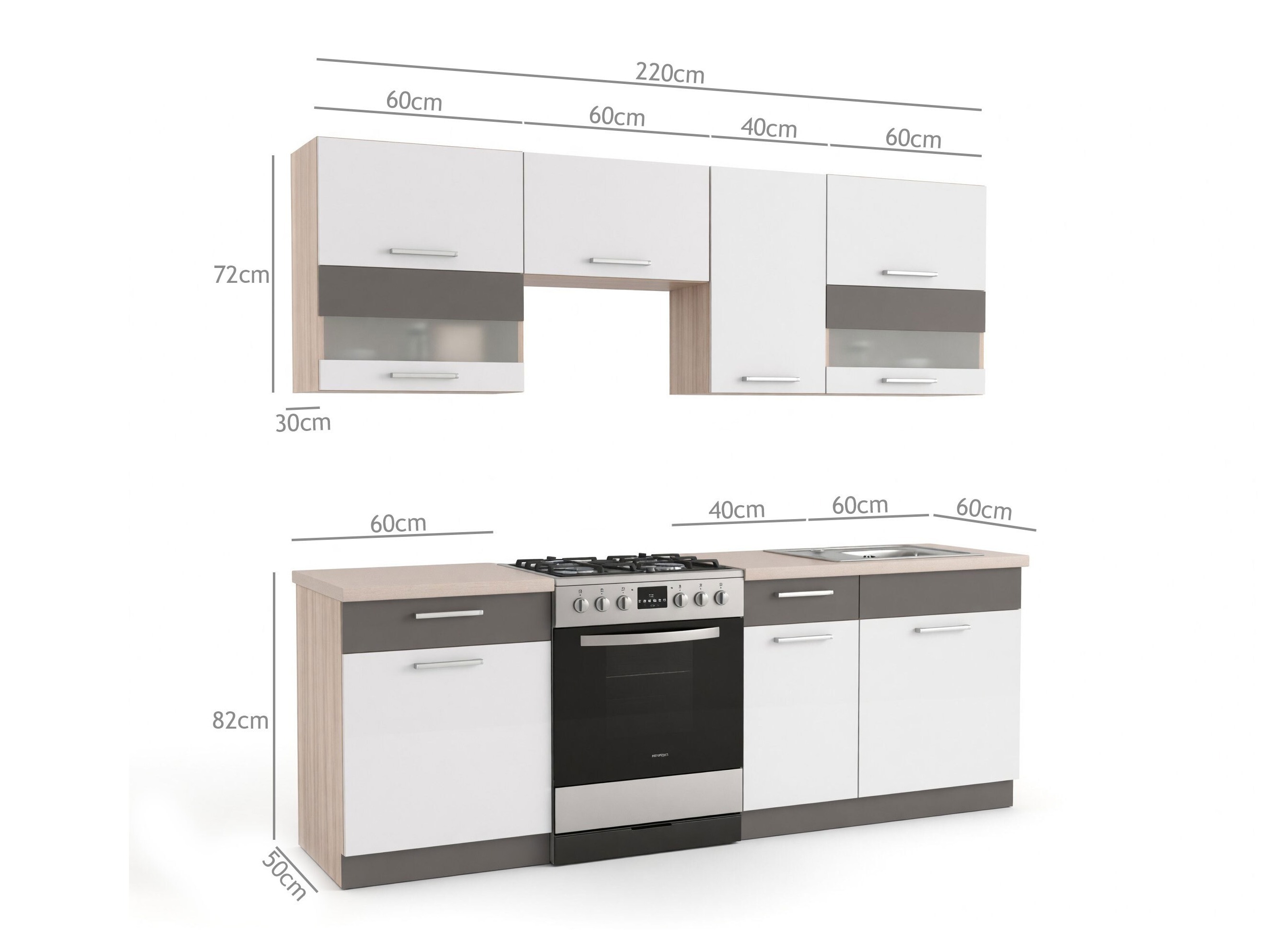 Composizione cucina Mode Light 126