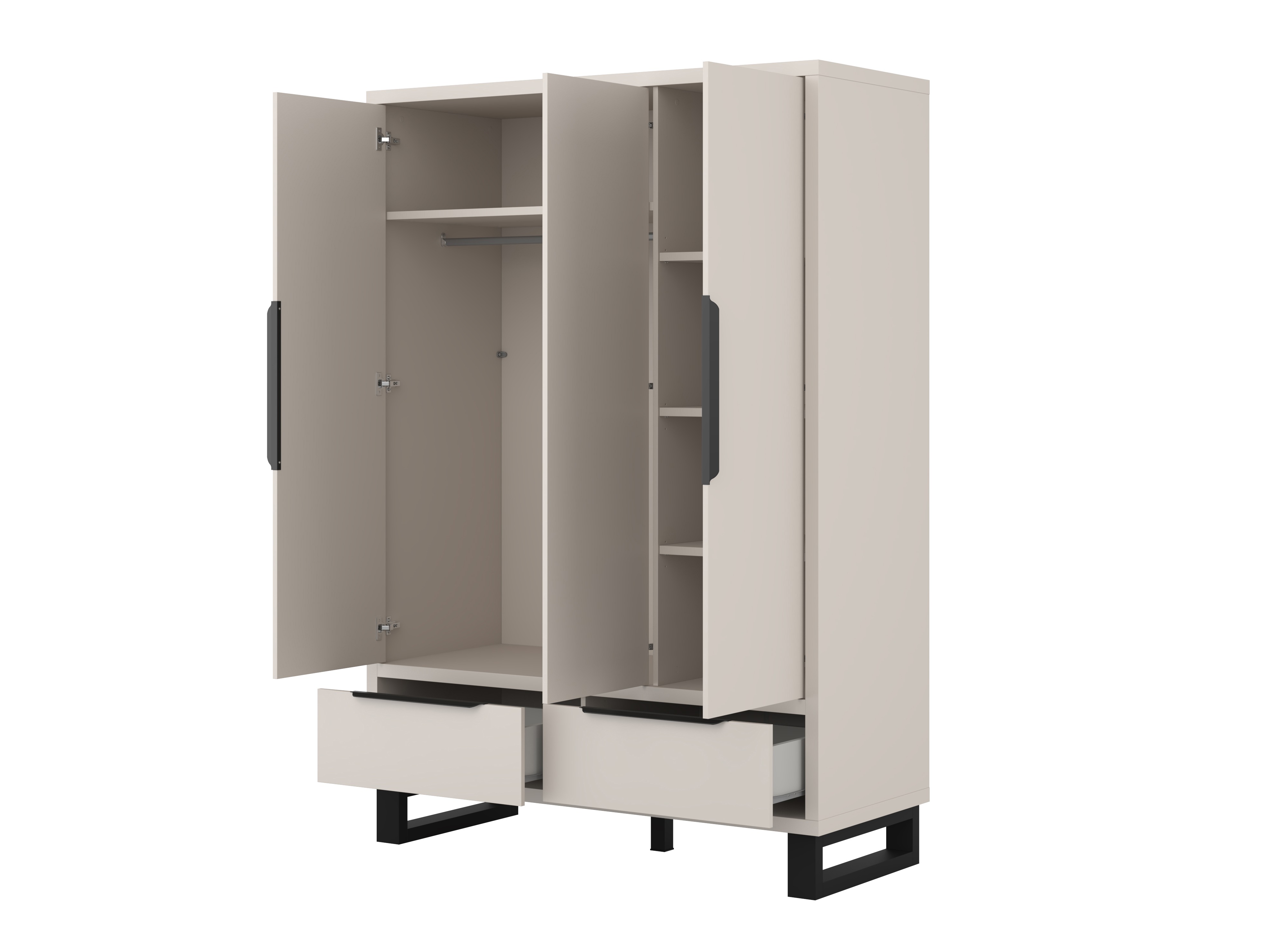 Armadio Avicavu 121 (Cachemire + Nero)