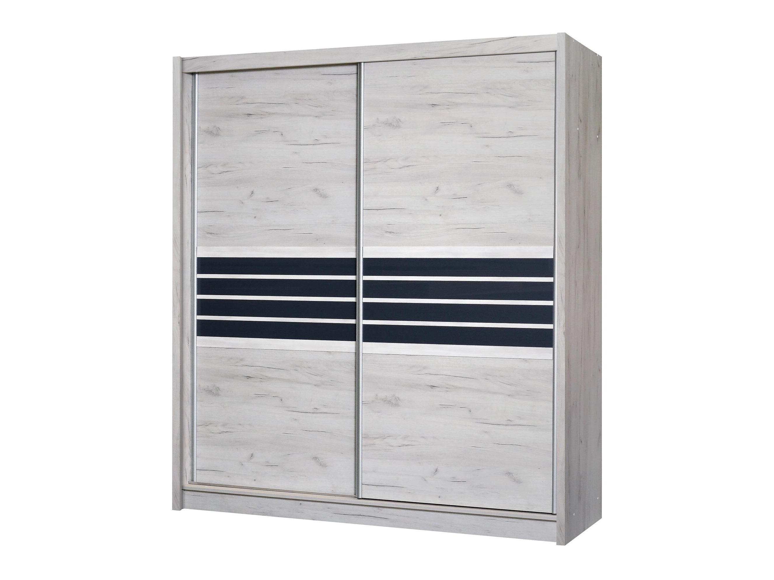 Armadio Honolulu 115 (Craft quercia + Nero)
