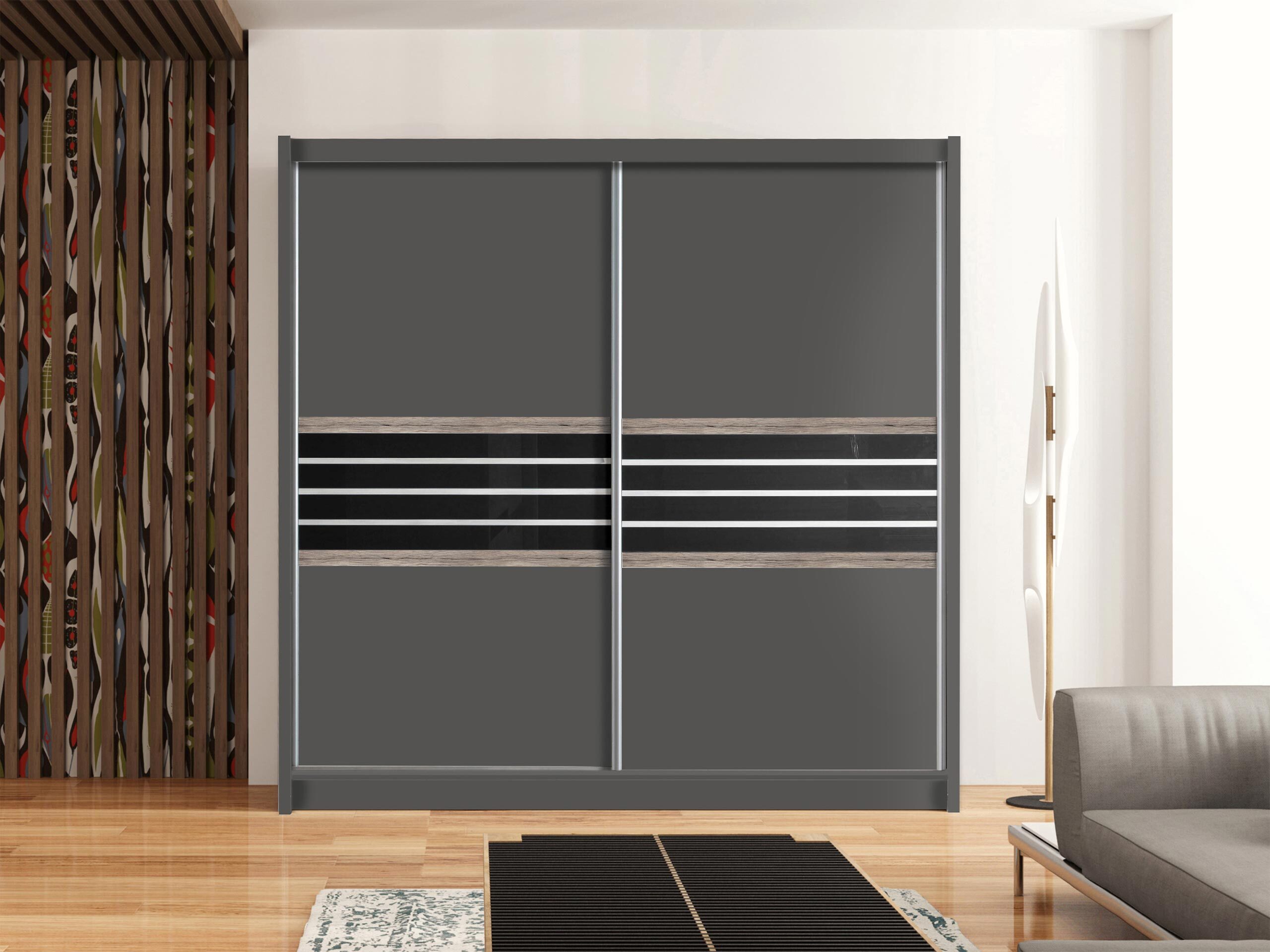 Armadio Honolulu 115 (Lava + Nero)
