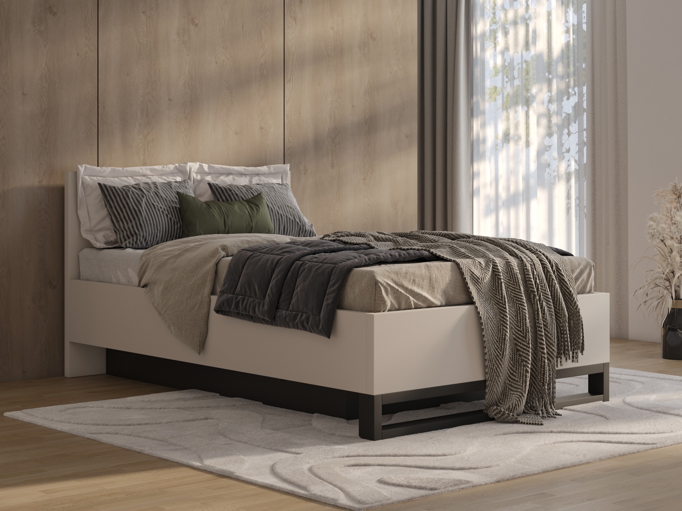 Letto Avicavu 118 (Cachemire + Nero)