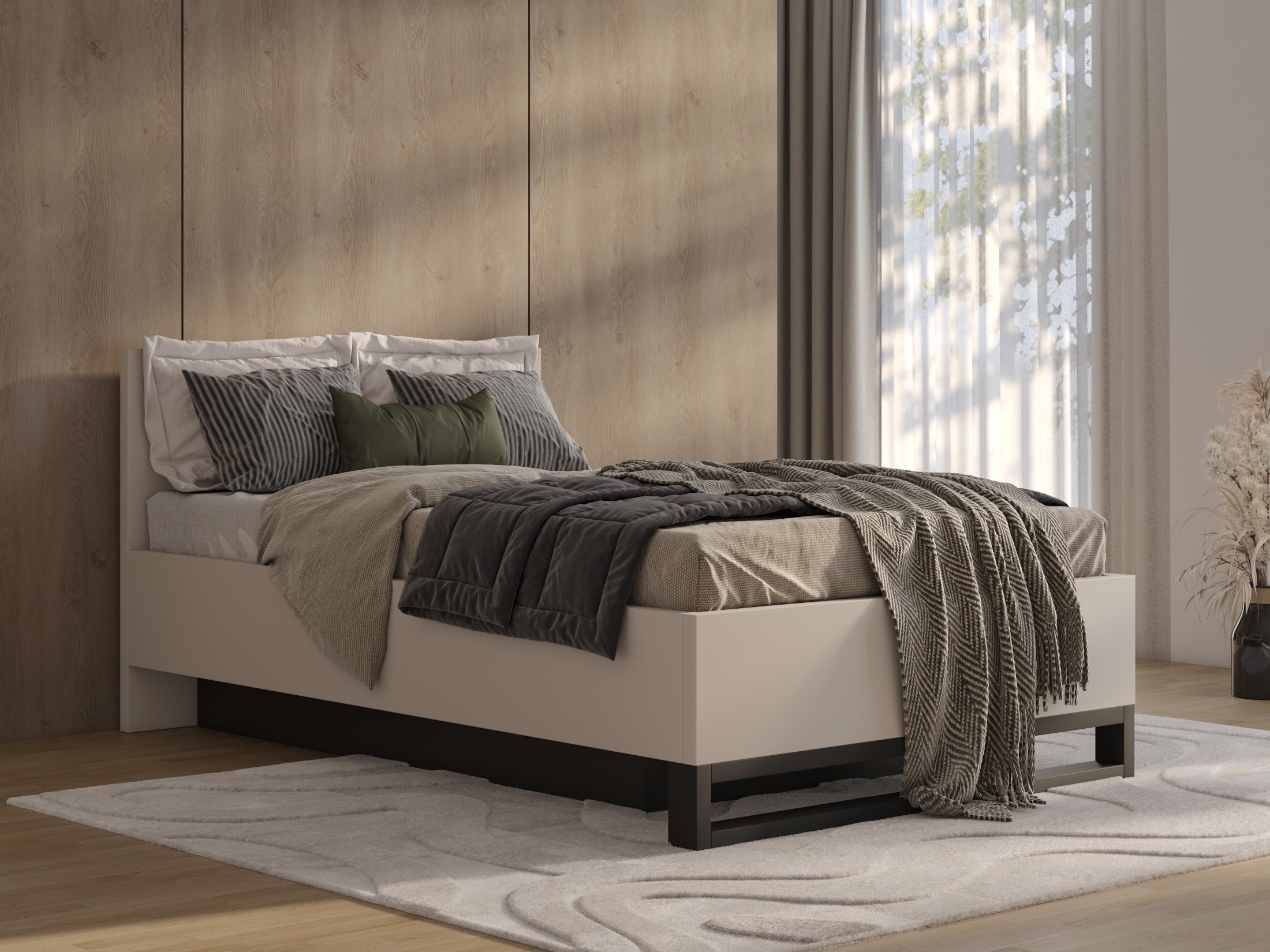 Letto Avicavu 118 (Cachemire + Nero)