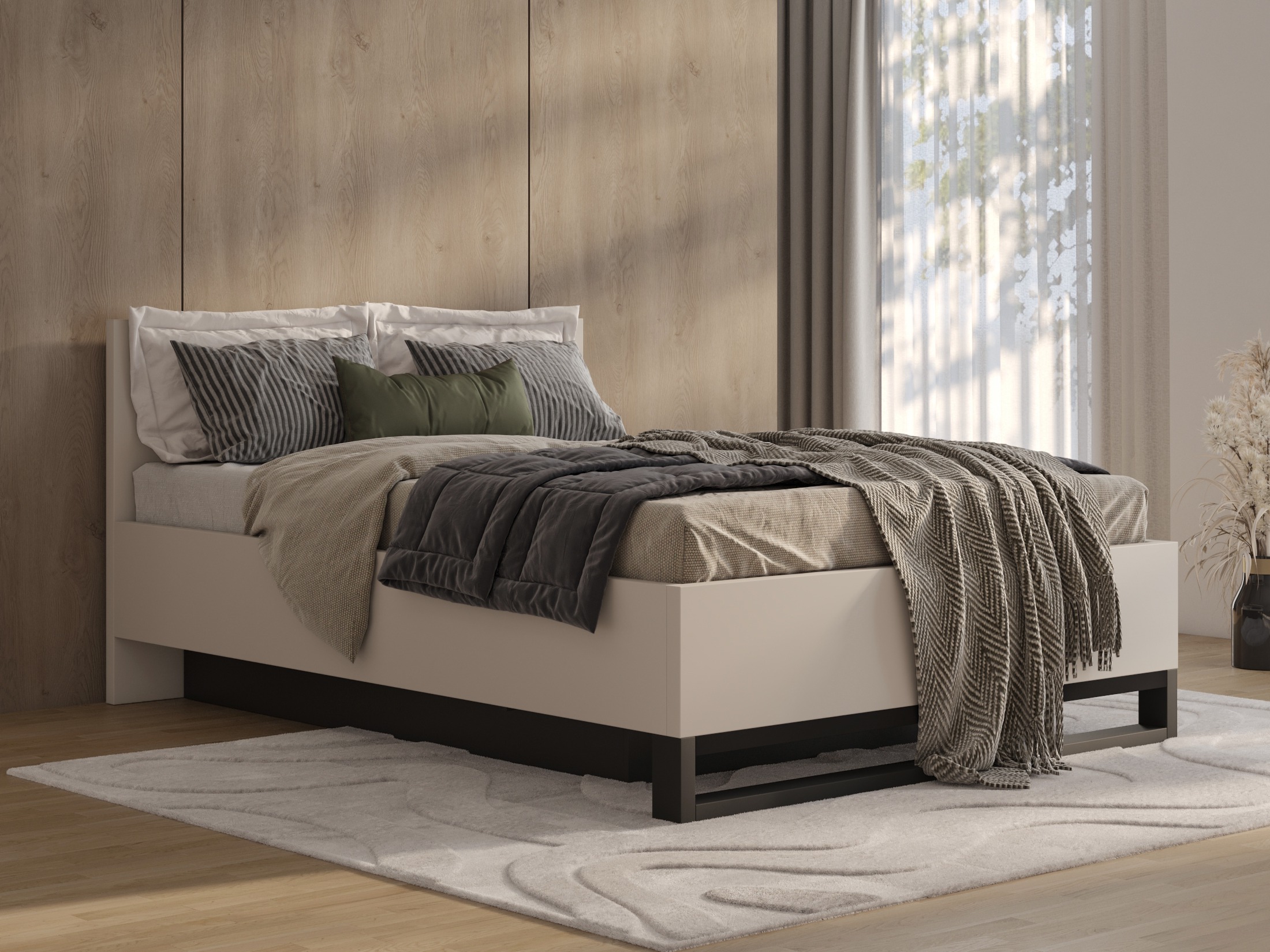 Letto Avicavu 118 (Cachemire + Nero)
