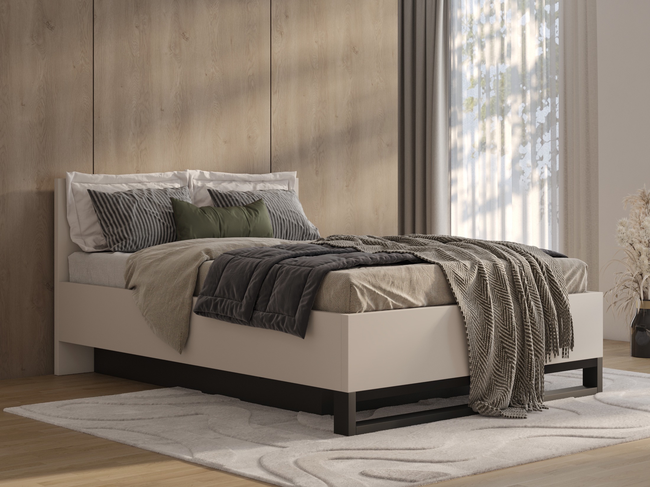 Letto Avicavu 118 (Cachemire + Nero)