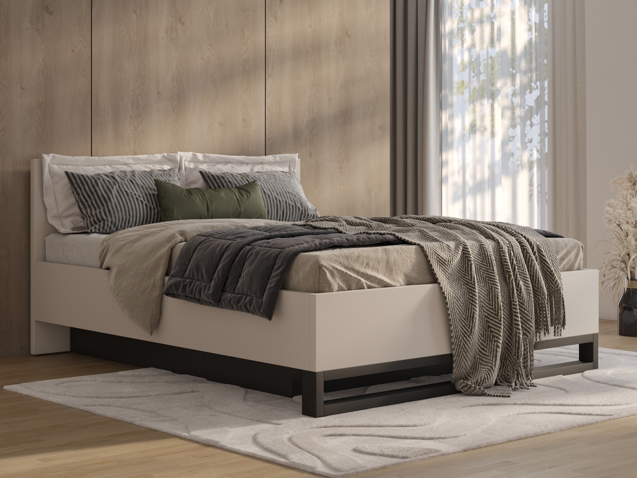 Letto Avicavu 118 (Cachemire + Nero)