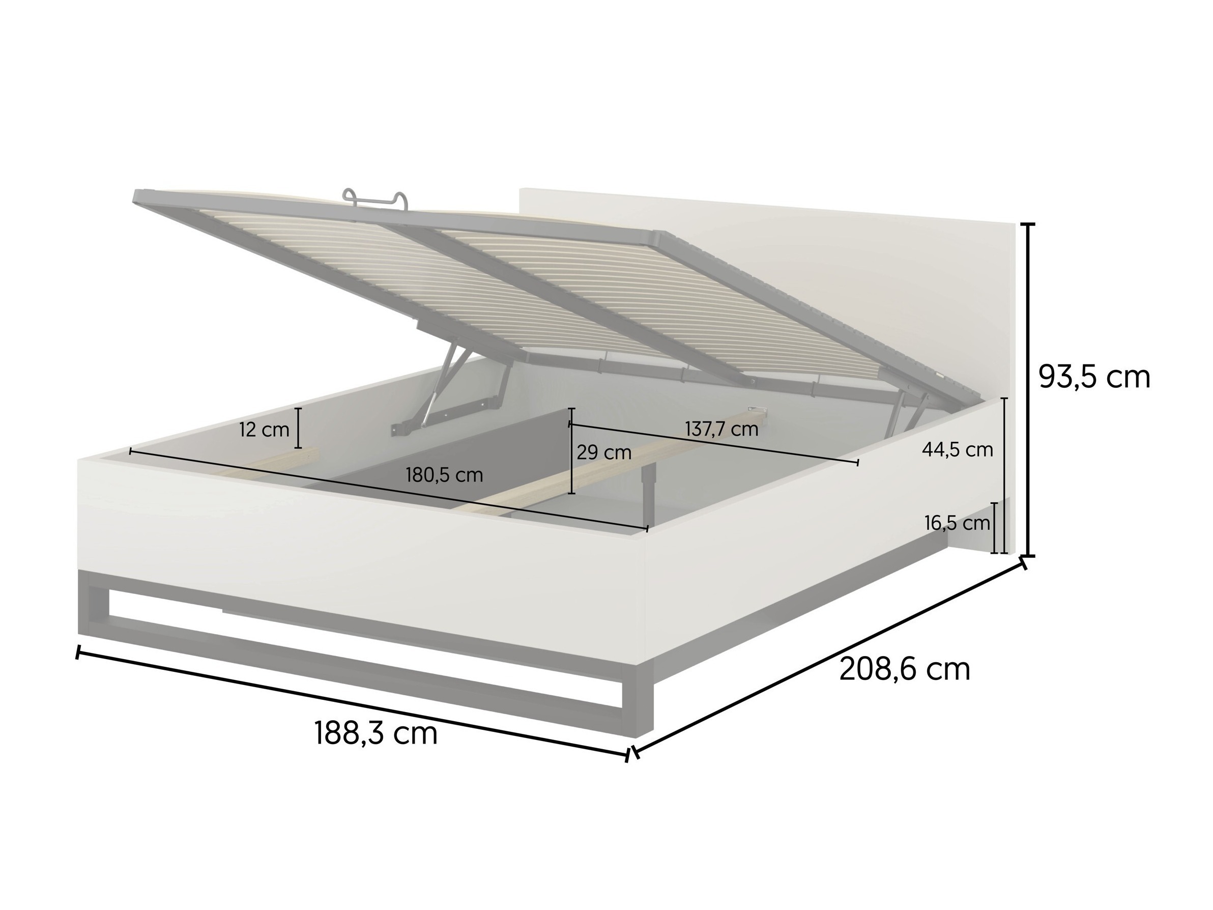 Letto Avicavu 118 (Cachemire + Nero)