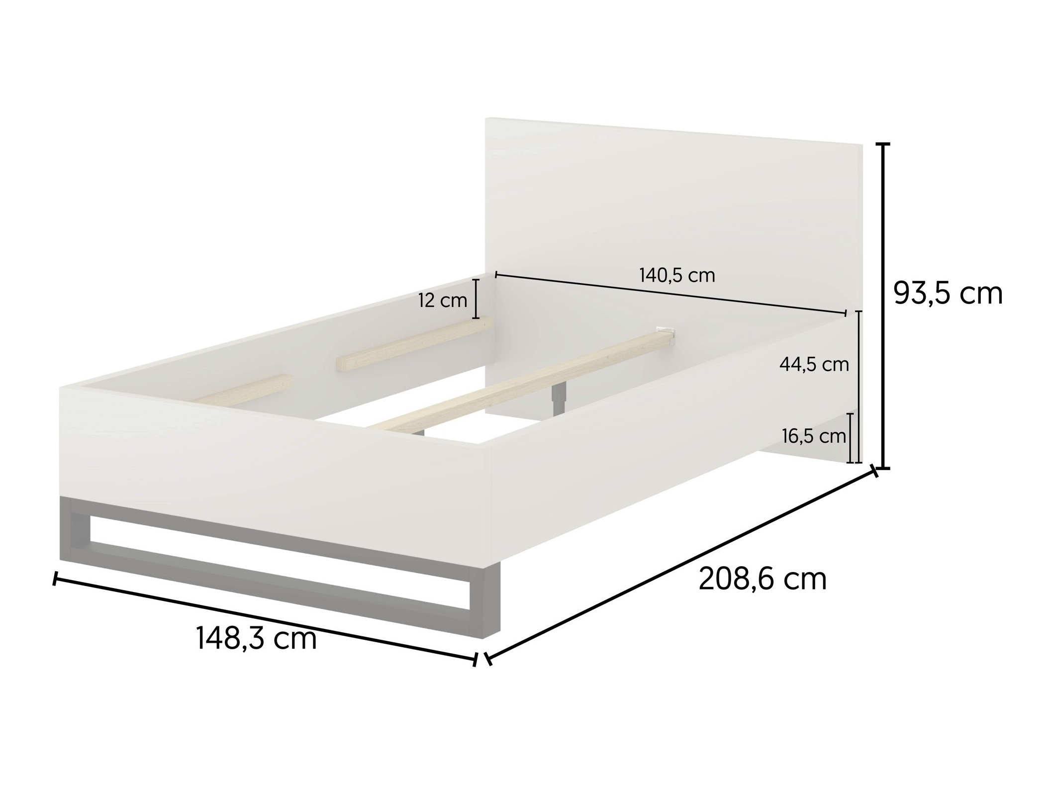 Letto Avicavu 118 (Cachemire + Nero)