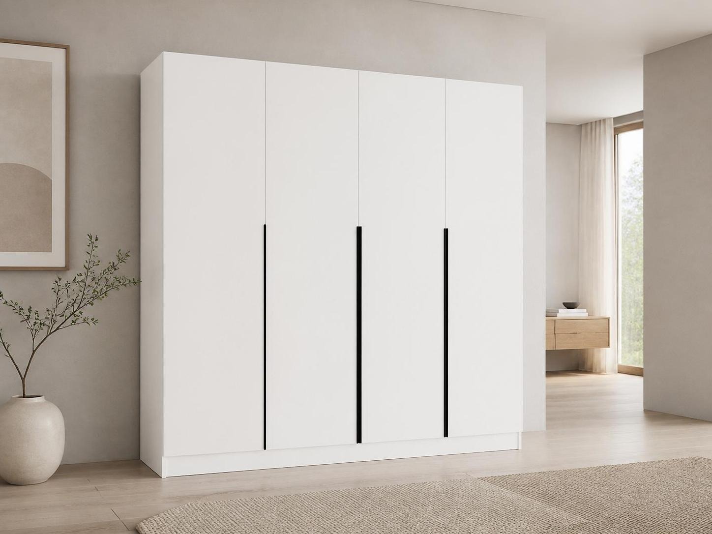 Armadio Mandeville 370 (Bianco + Nero)