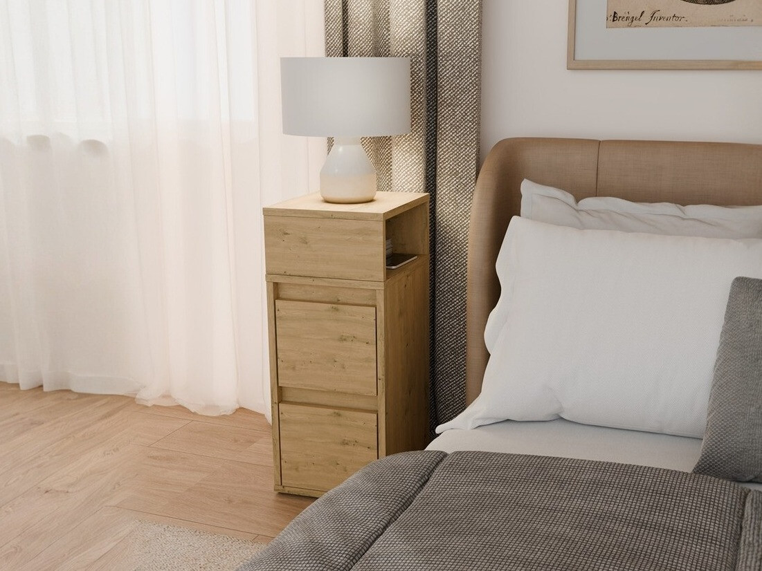 Comodino Mandeville 373 (Rovere Artisan)