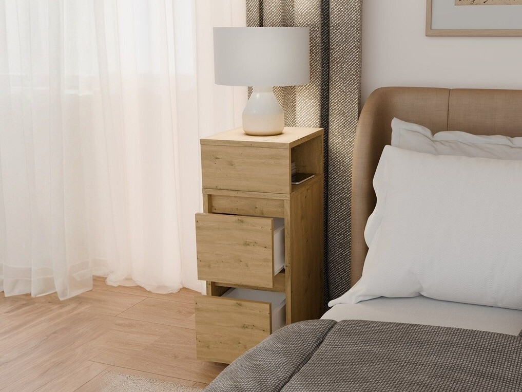 Comodino Mandeville 373 (Rovere Artisan)