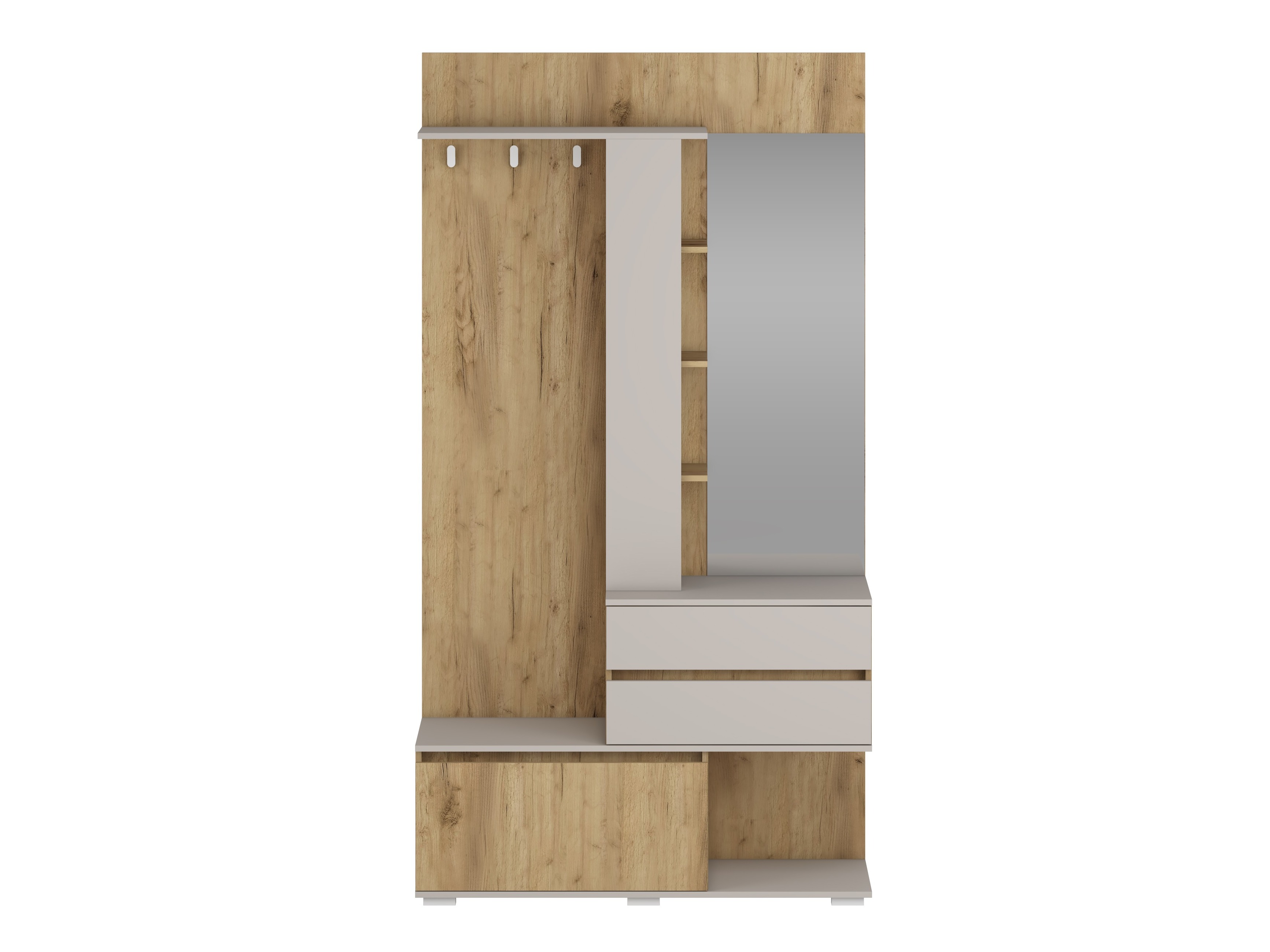 Set arredo da corridoio Houston 2123 (Quercia dorata + Cachemire)