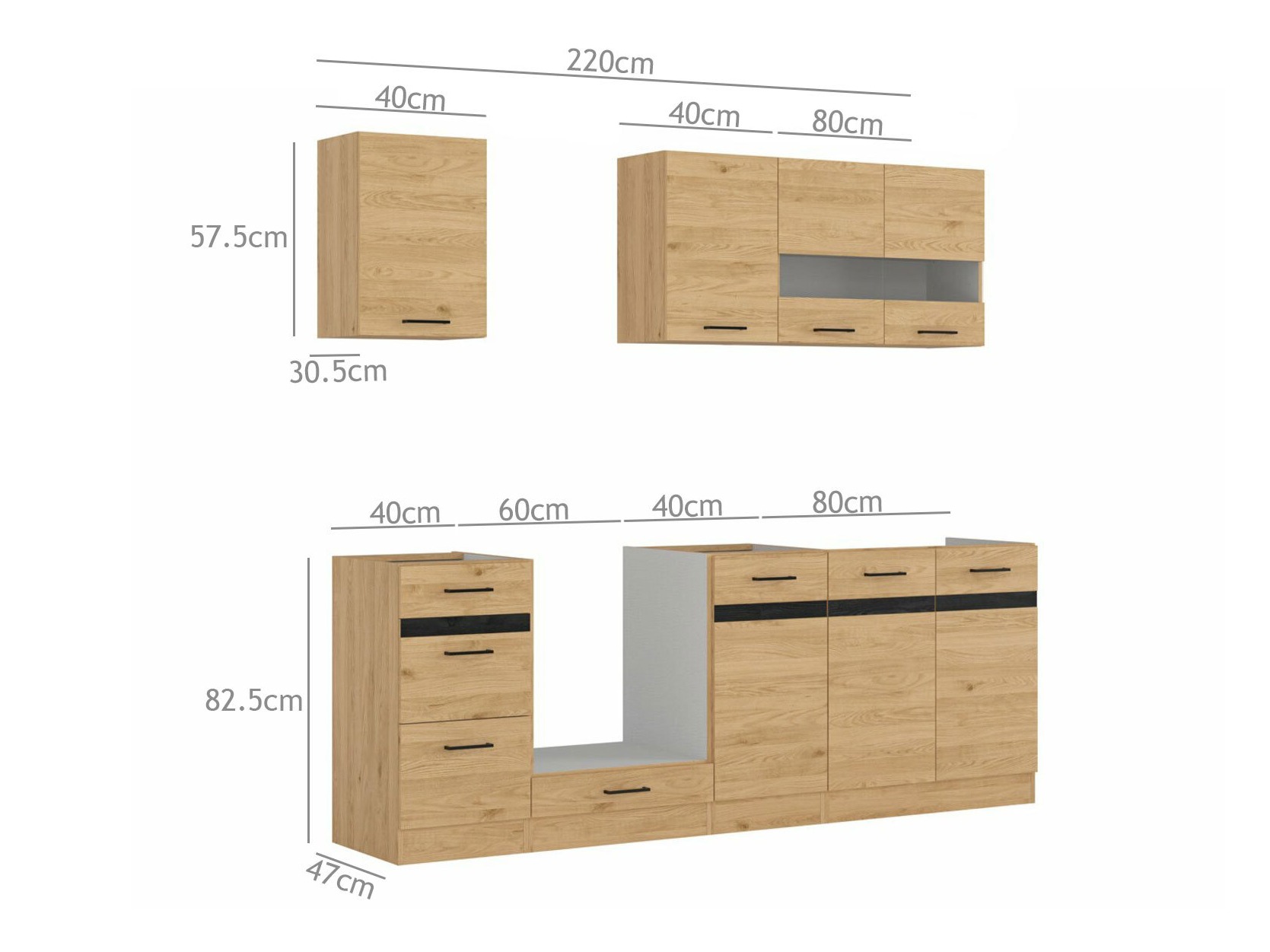Set da cucina modulare Berna 121