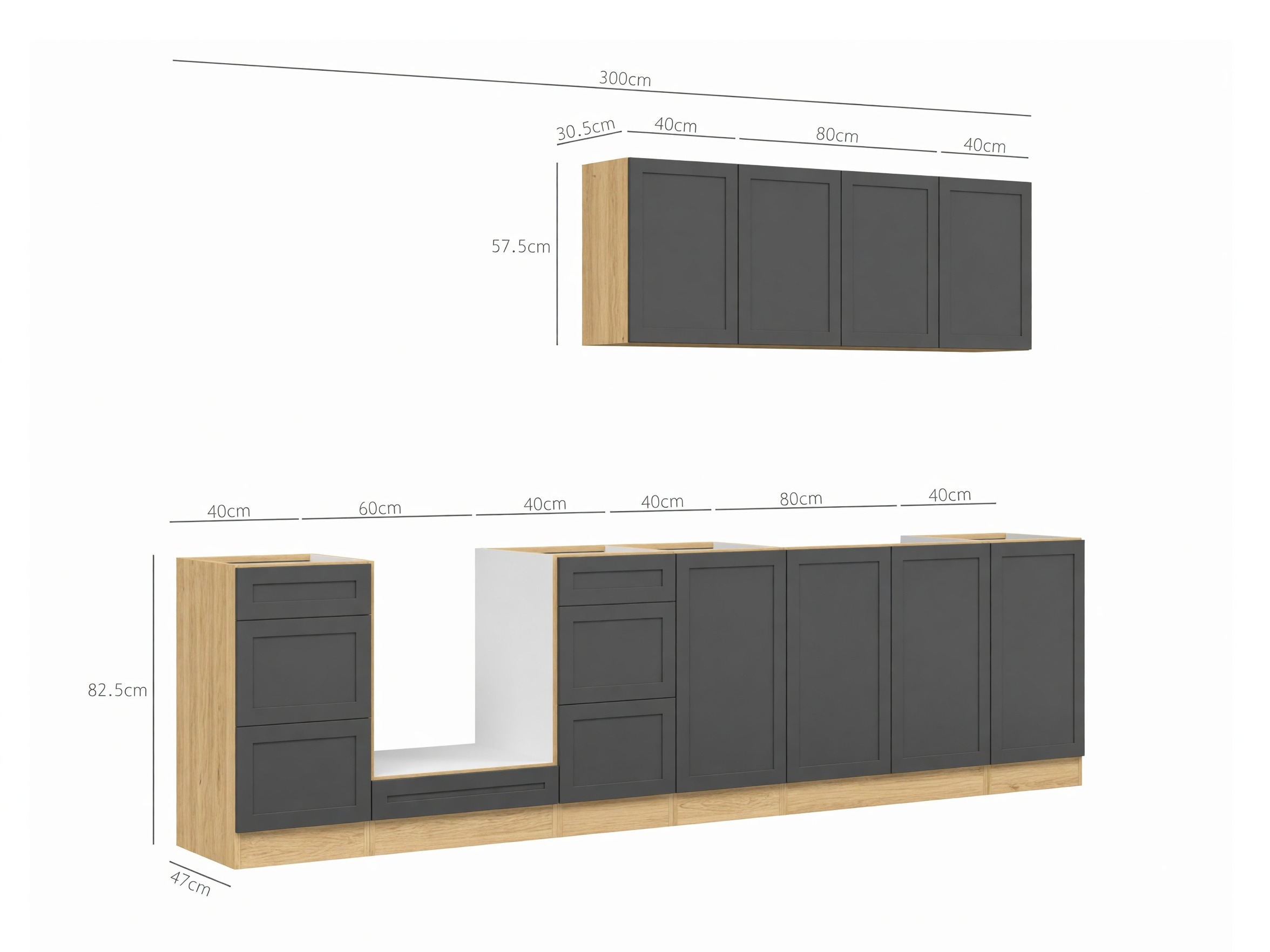 Set da cucina modulare Berna 122