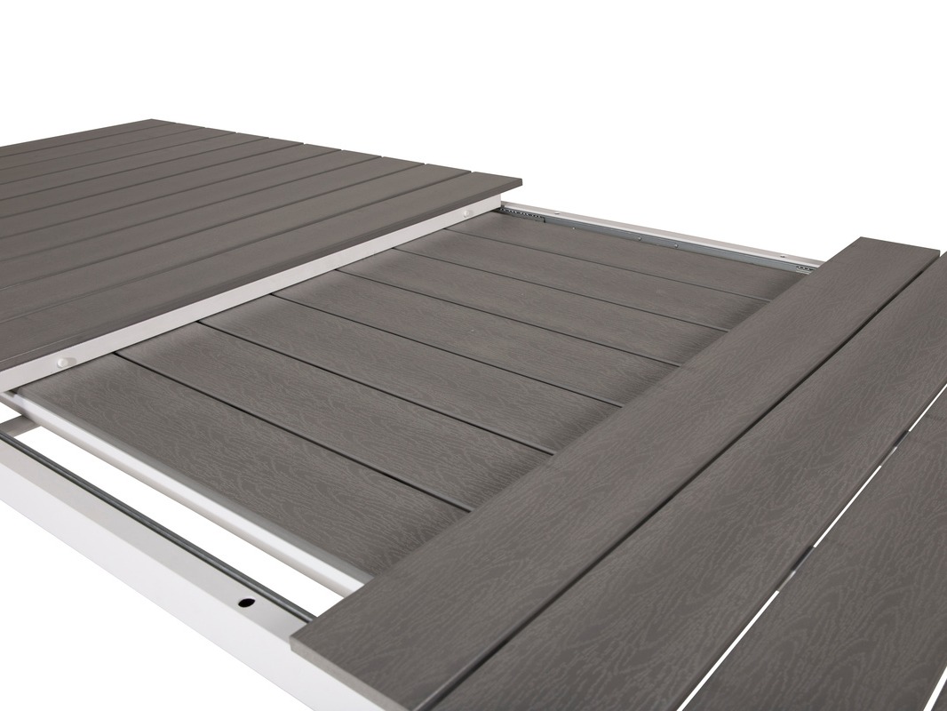 Tavolo esterno Dallas 668 (Grigio + Bianco)