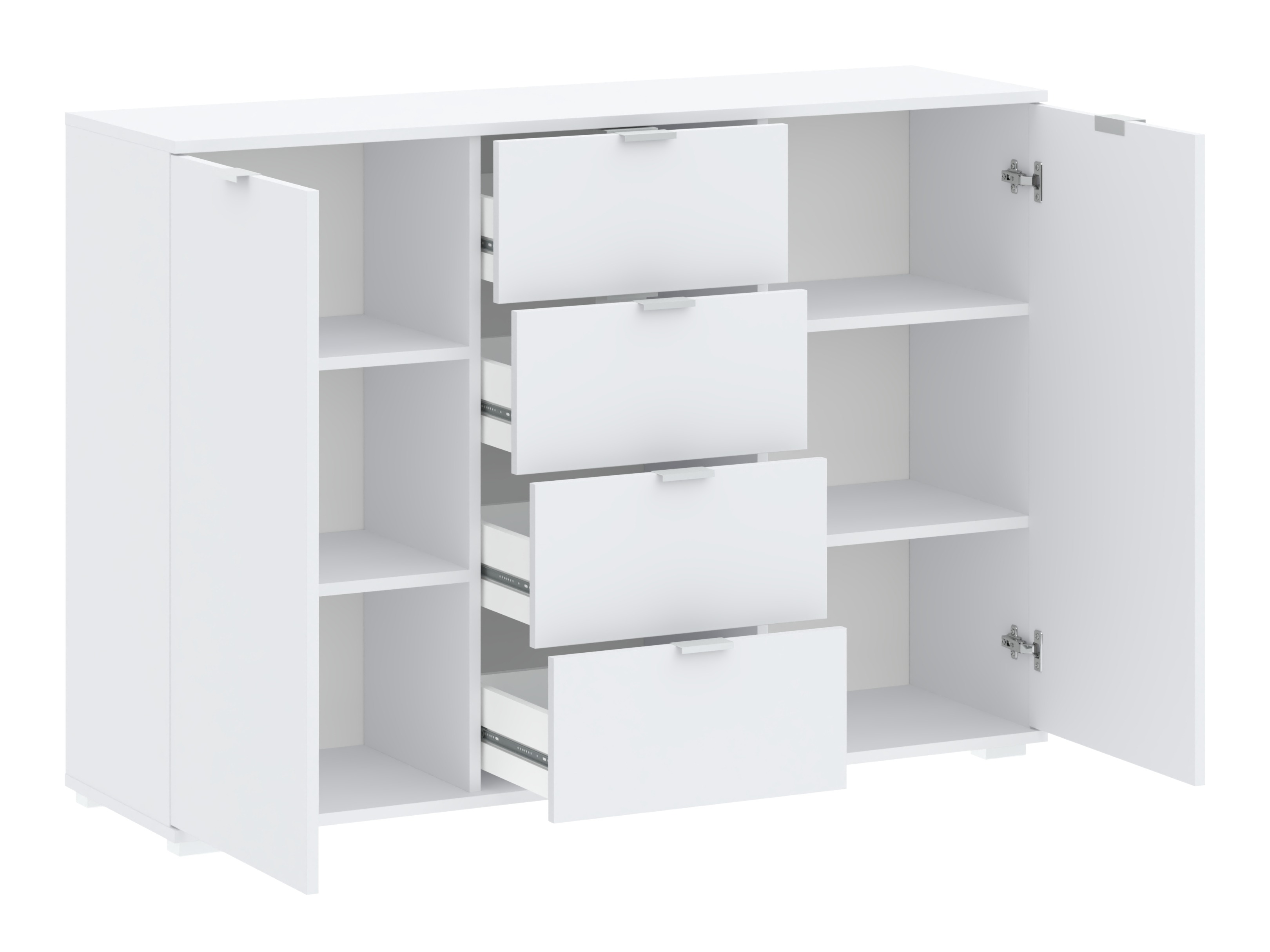 Cassettiera Bristol 240 (Bianco)