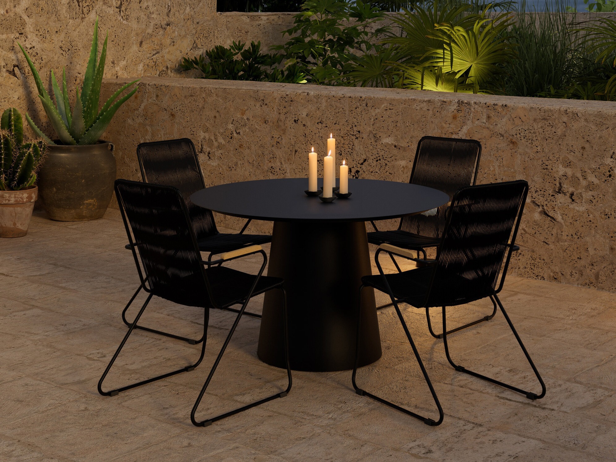 Tavolo e sedie set Dallas 5316