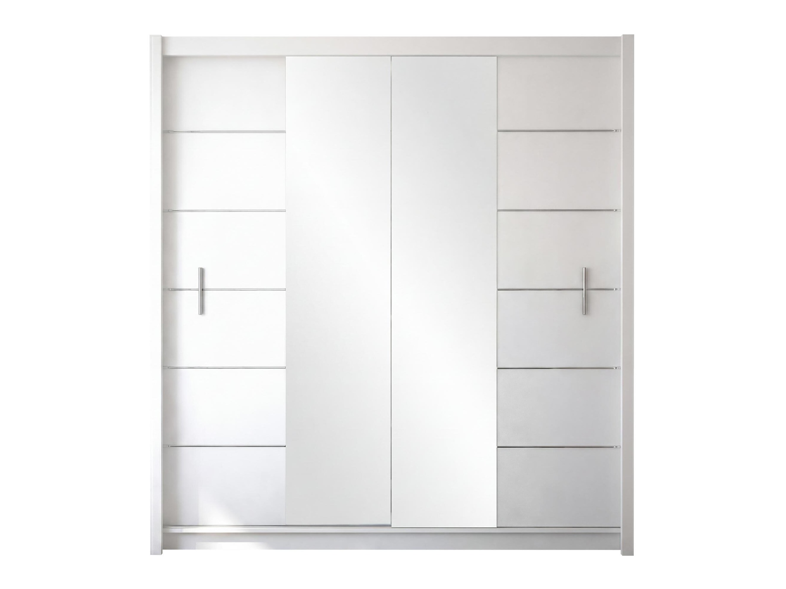 Armadio Honolulu 193 (Bianco + specchio)