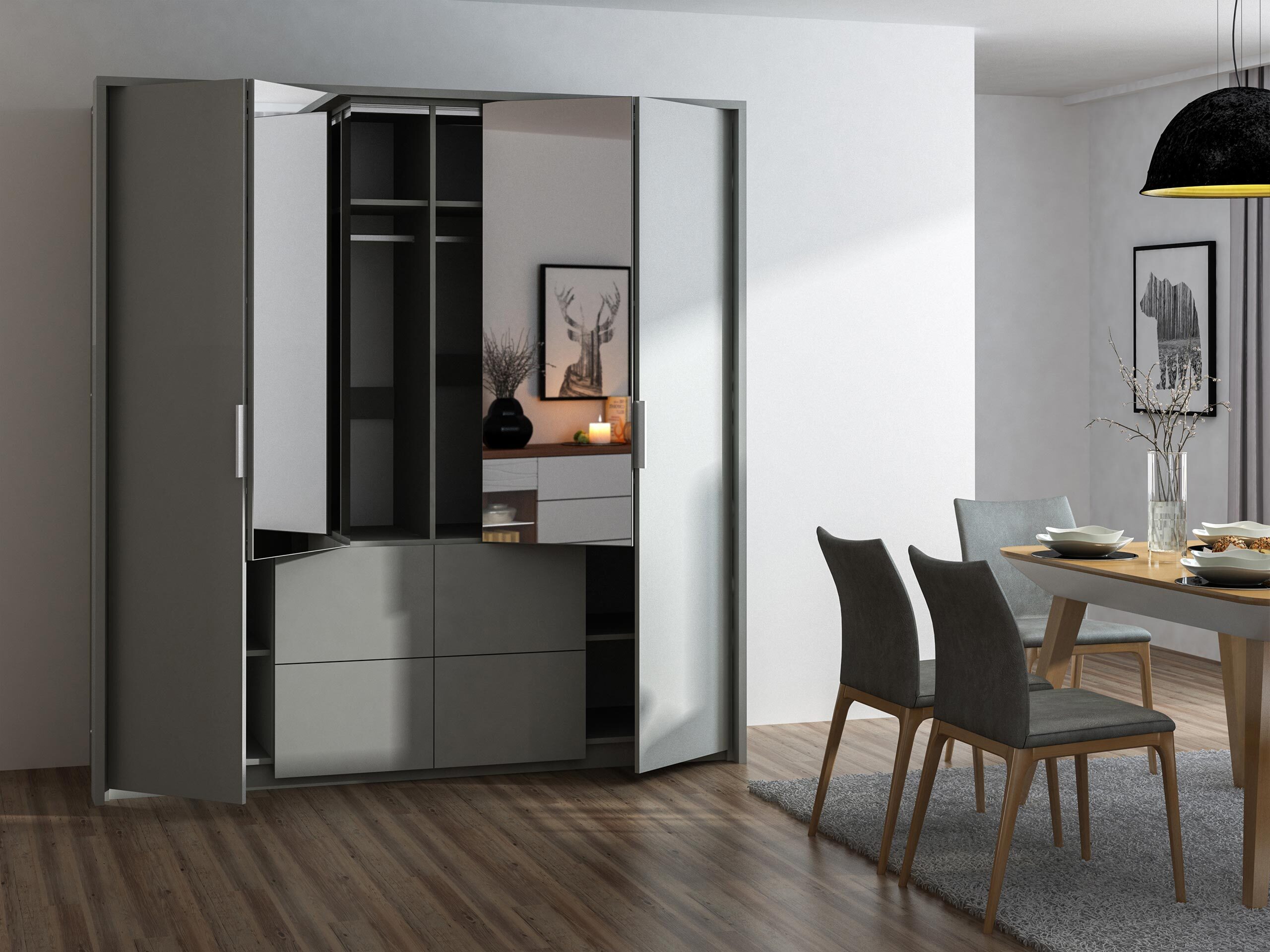 Armadio Honolulu 139 (Grigio)