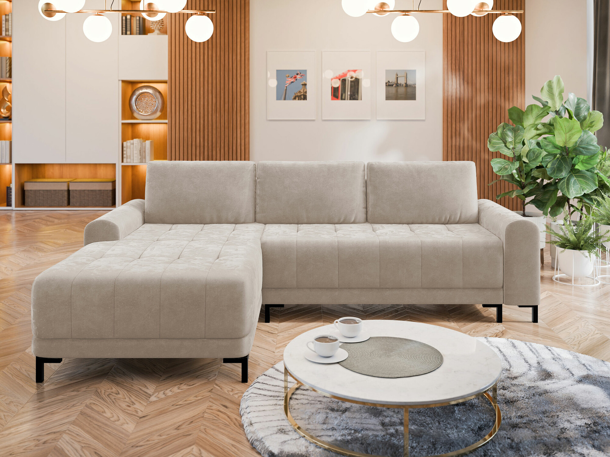 Divano angolare SL5643 con imballo danneggiato