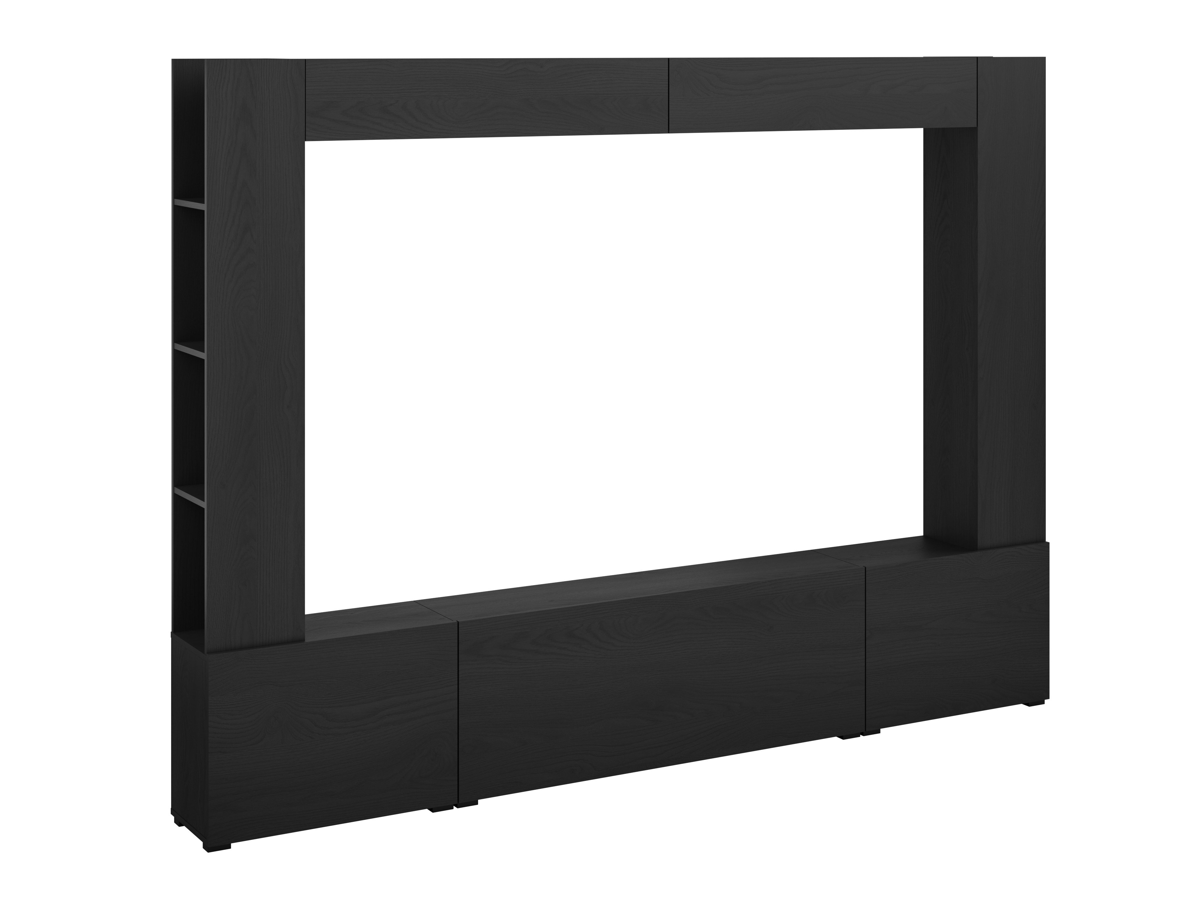 Parete attrezzata Austin 392 (Nero)
