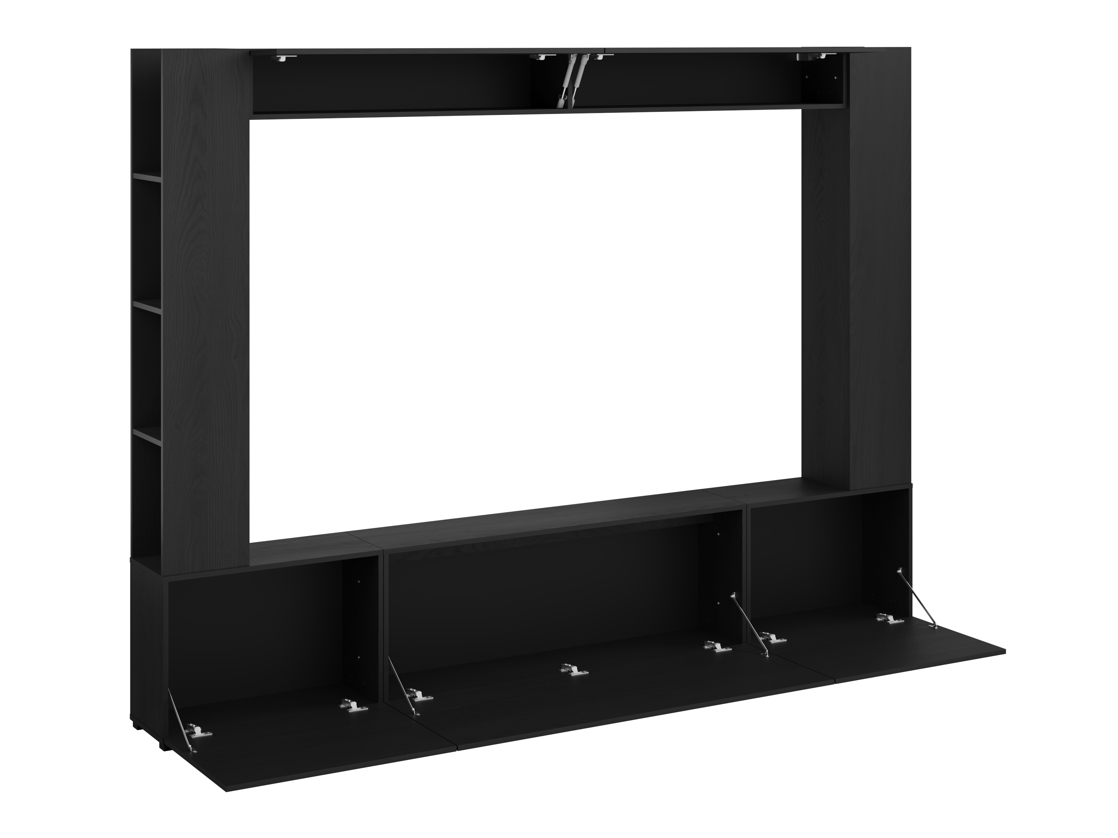 Parete attrezzata Austin 392 (Nero)