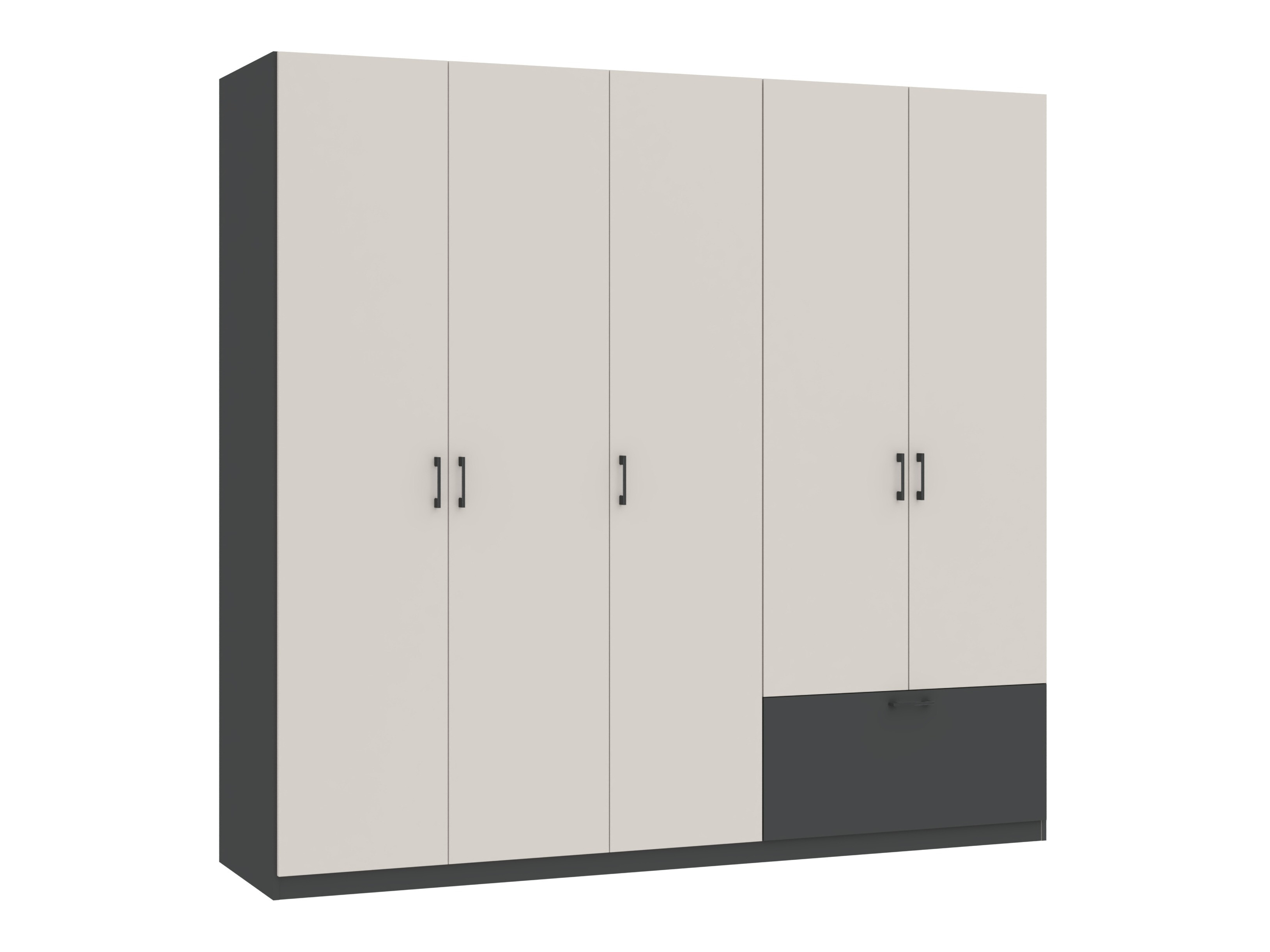 Armadio Bristol 249 (Antracite + Cachemire)