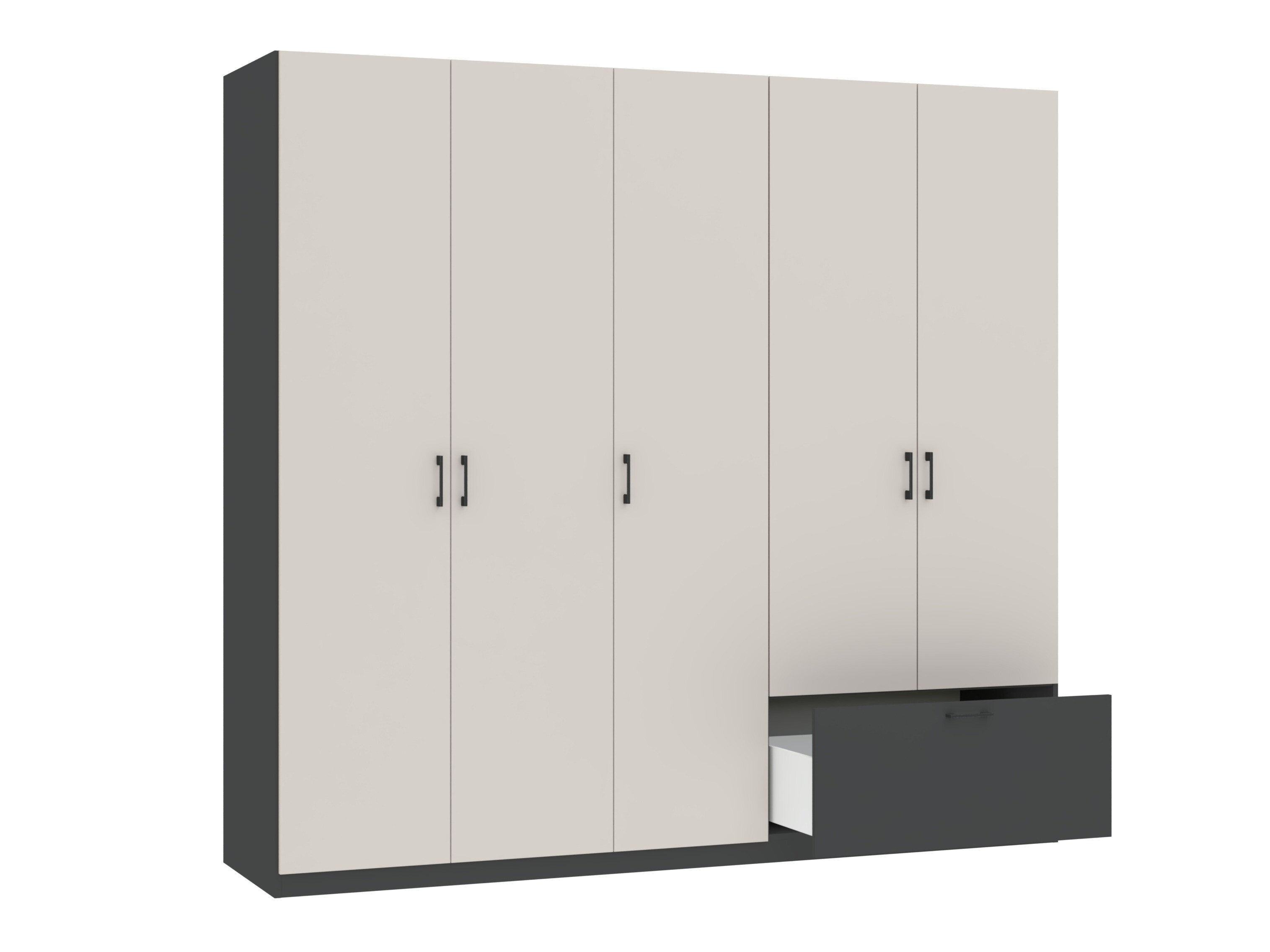 Armadio Bristol 249 (Antracite + Cachemire)
