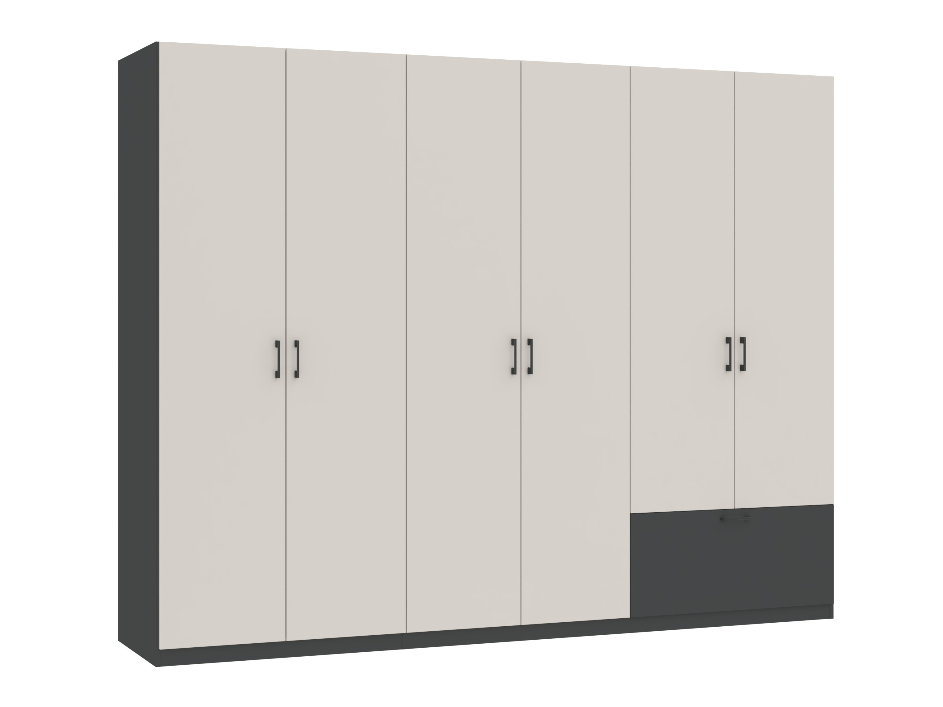 Armadio Bristol 250 (Antracite + Cachemire)