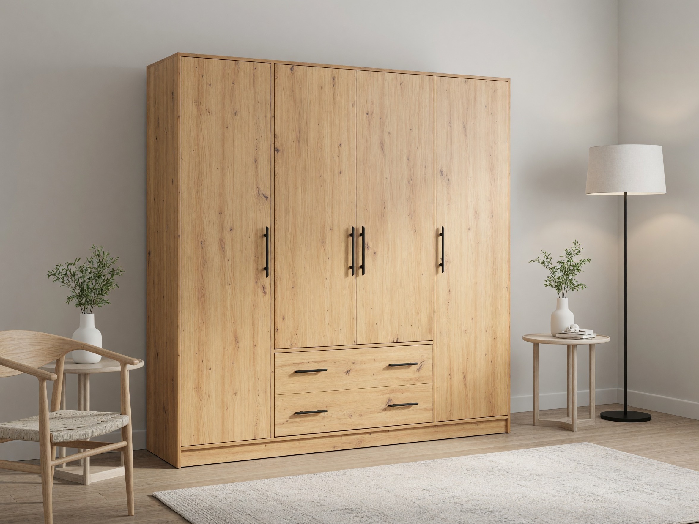 Armadio Cavmero 100 (Rovere Artisan)