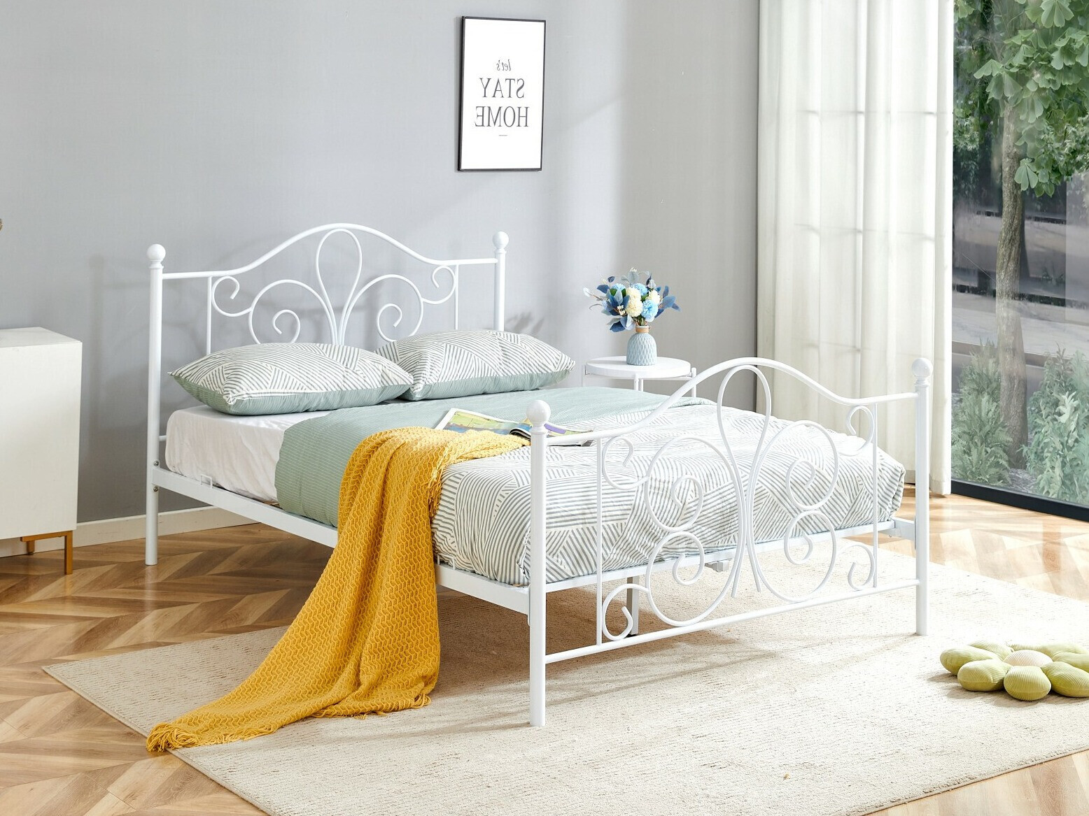 Letto Houston 1355 (Bianco)