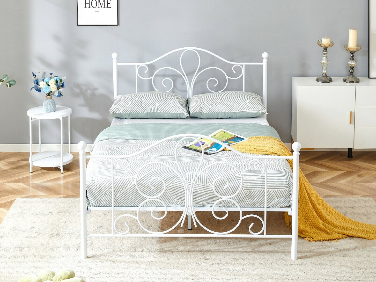 Letto Houston 1355 (Bianco)