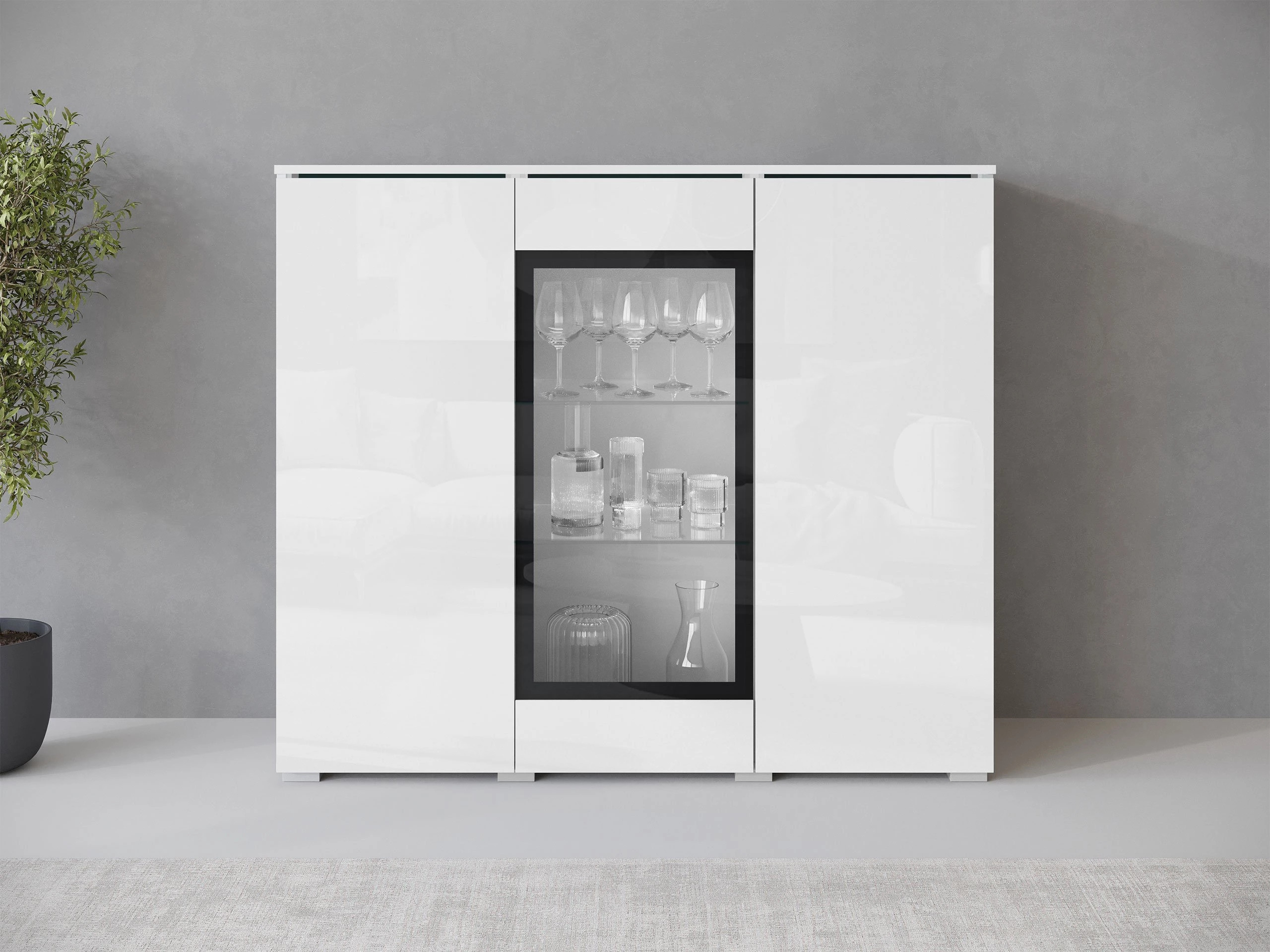 Madia Mirfivo 103 (Bianco + Bianco lucido)