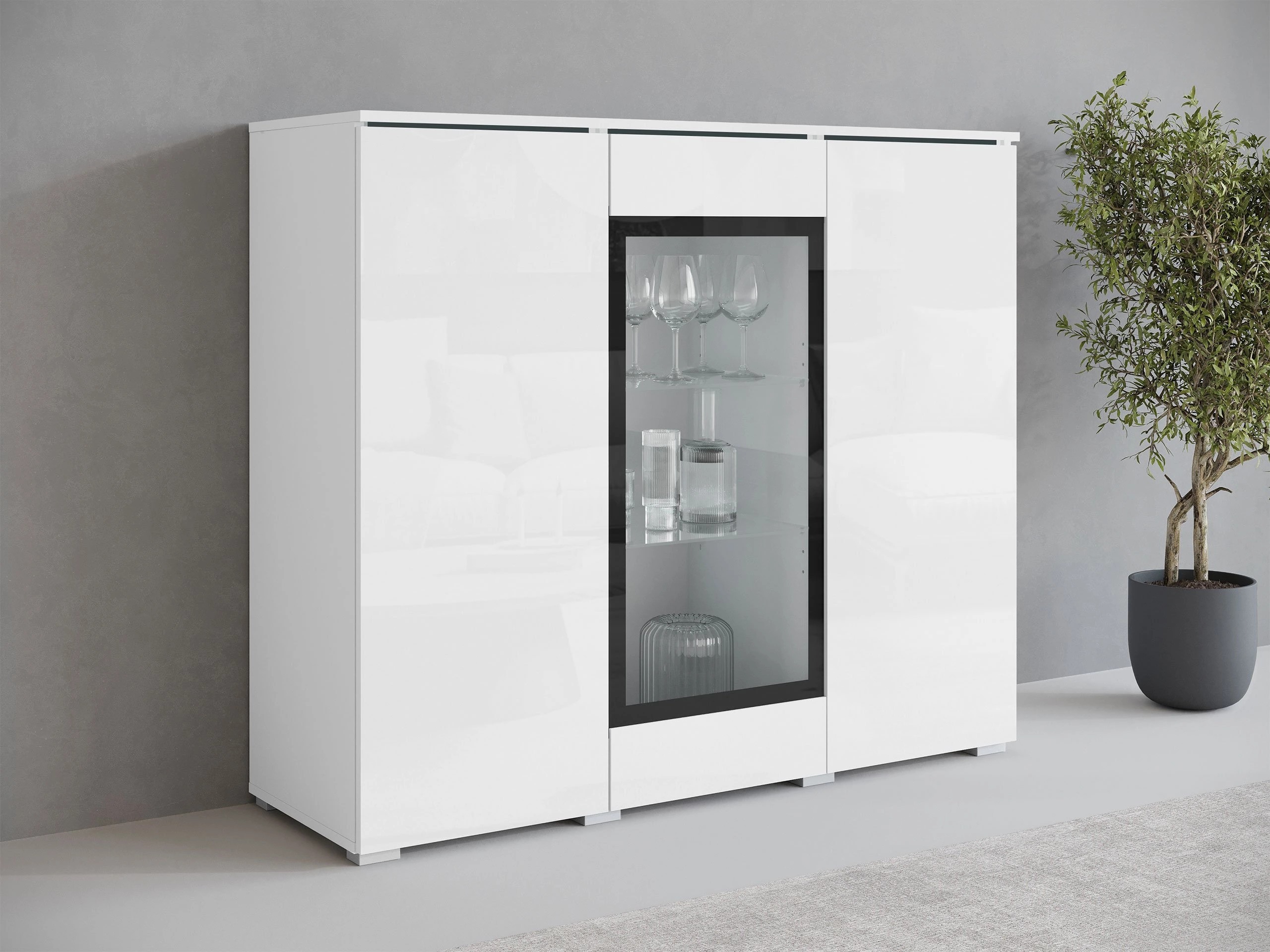 Madia Mirfivo 103 (Bianco + Bianco lucido)