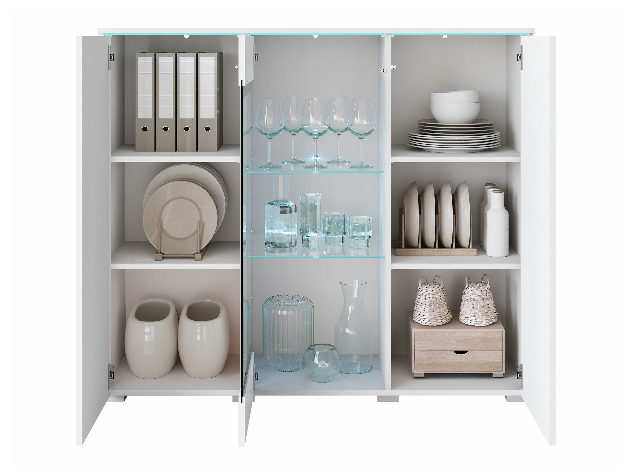 Madia Mirfivo 103 (Bianco + Bianco lucido)